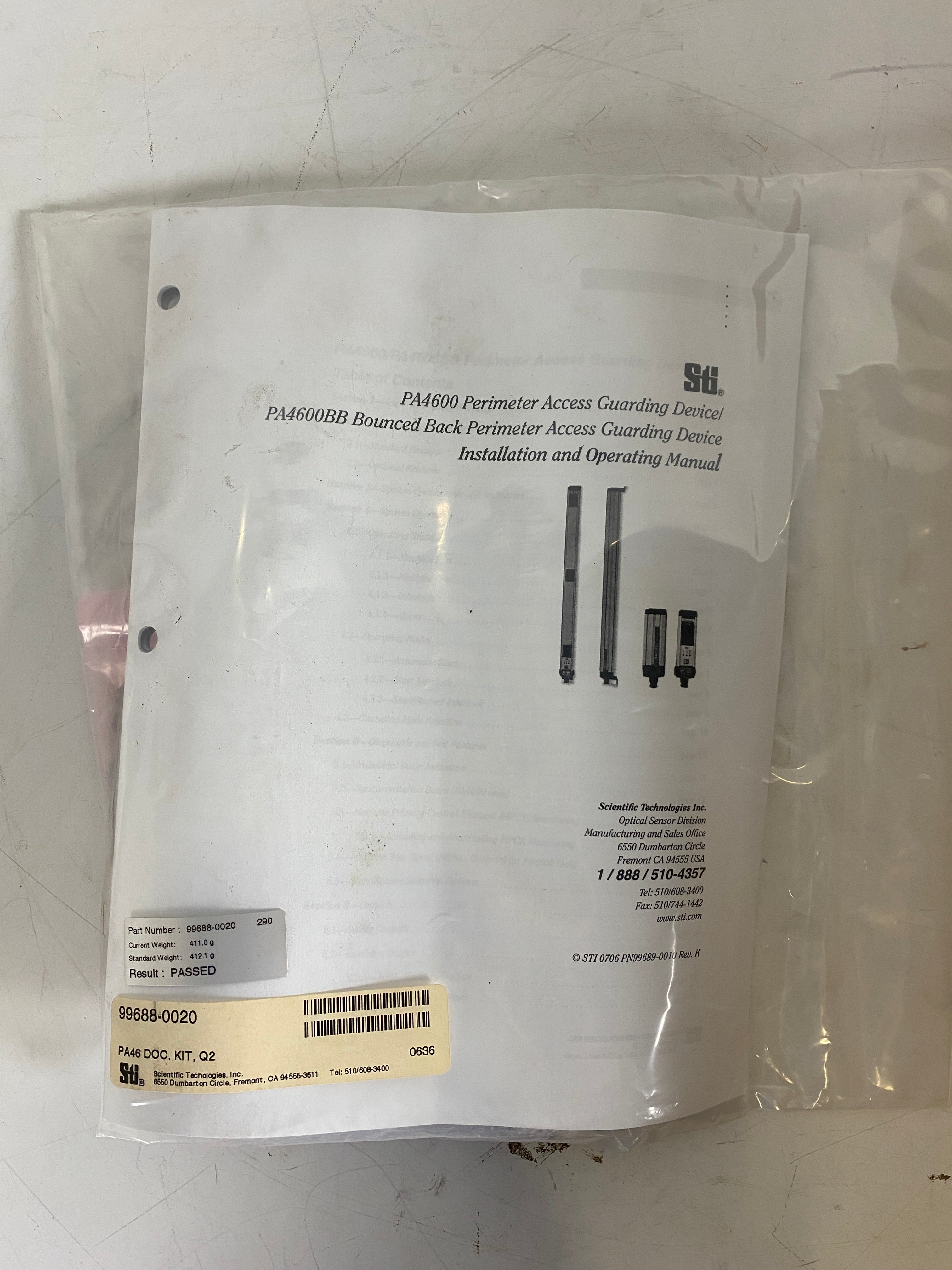 Sti PA4600 Perimeter Access Guarding Device