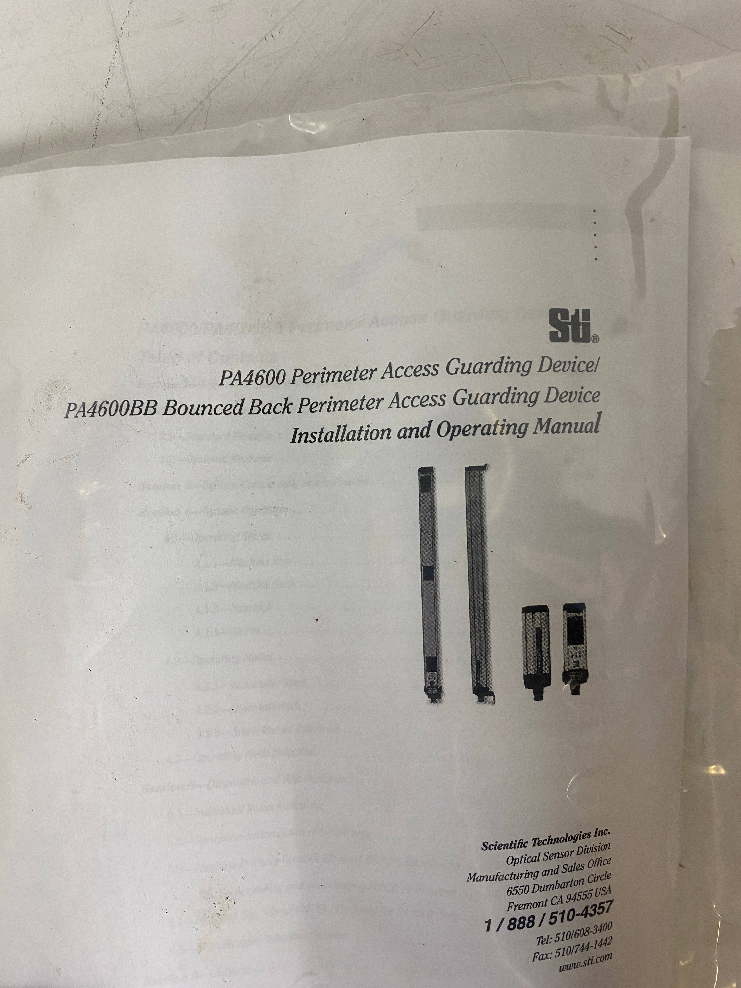 Sti PA4600 Perimeter Access Guarding Device
