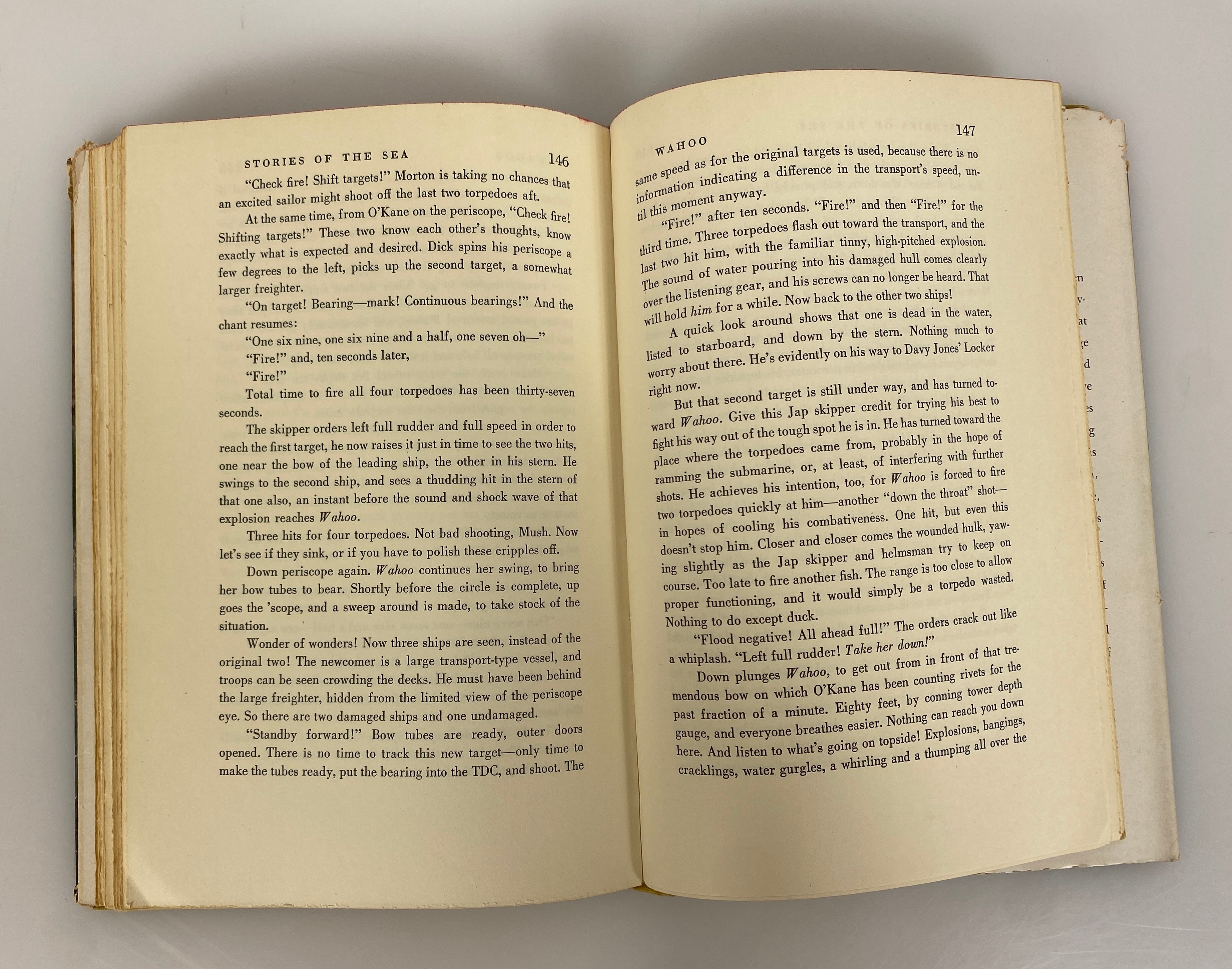 Stories of the Sea by Phyllis Fenner 1953 First Edition Vintage HC DJ
