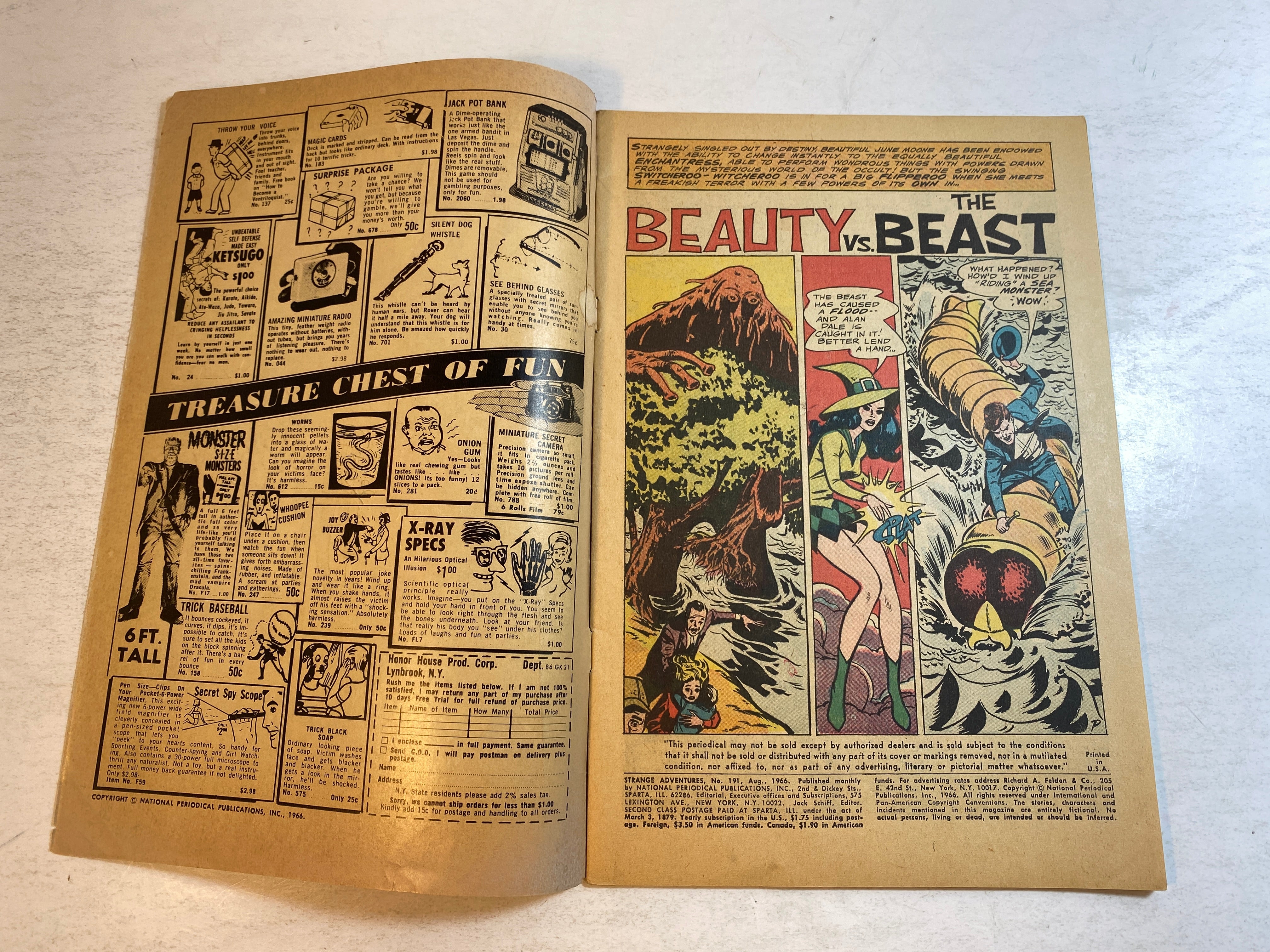 Strange Adventures 191 DC Comics 1966