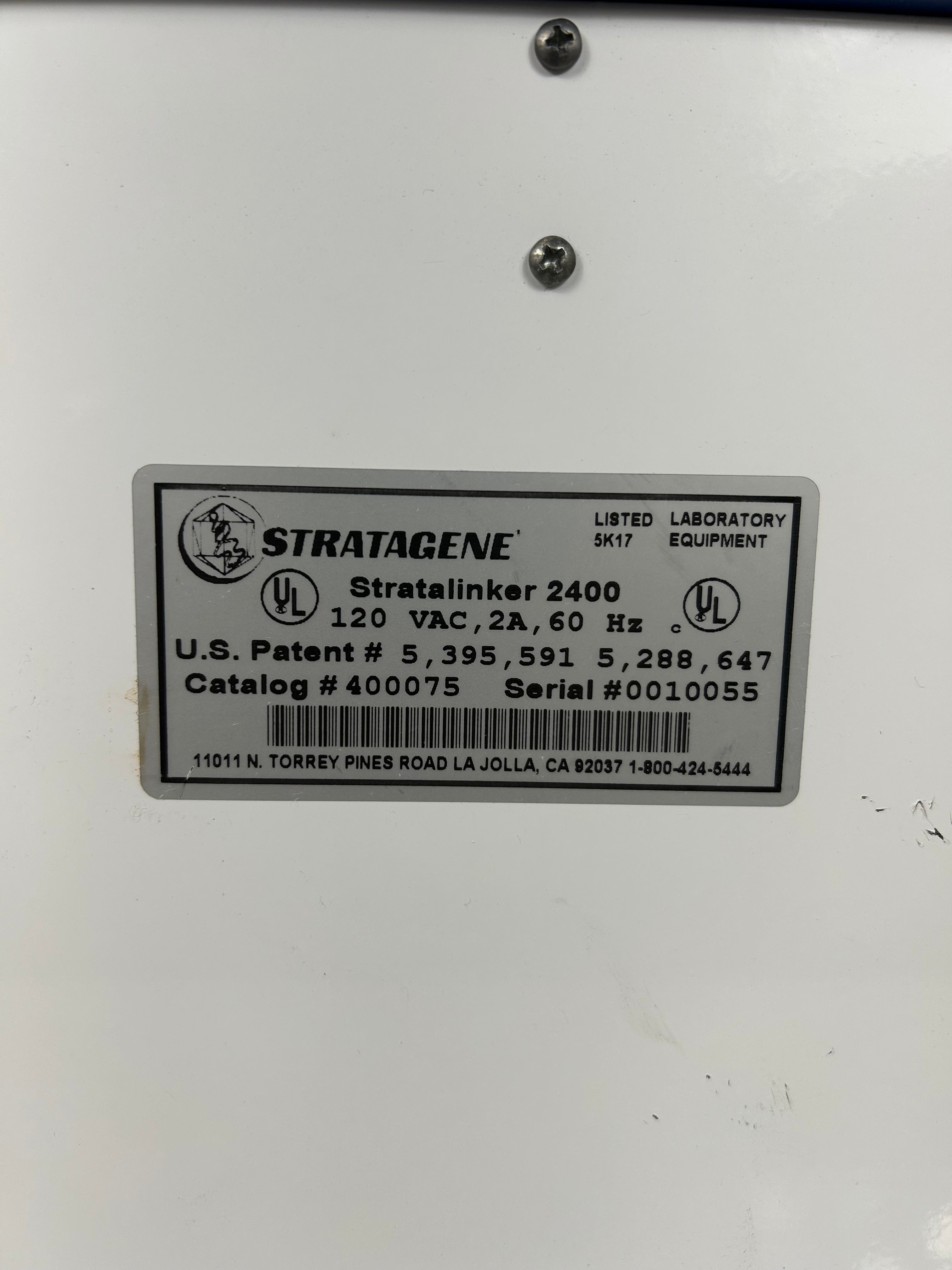 Stratagene UV Stratalinker 2400