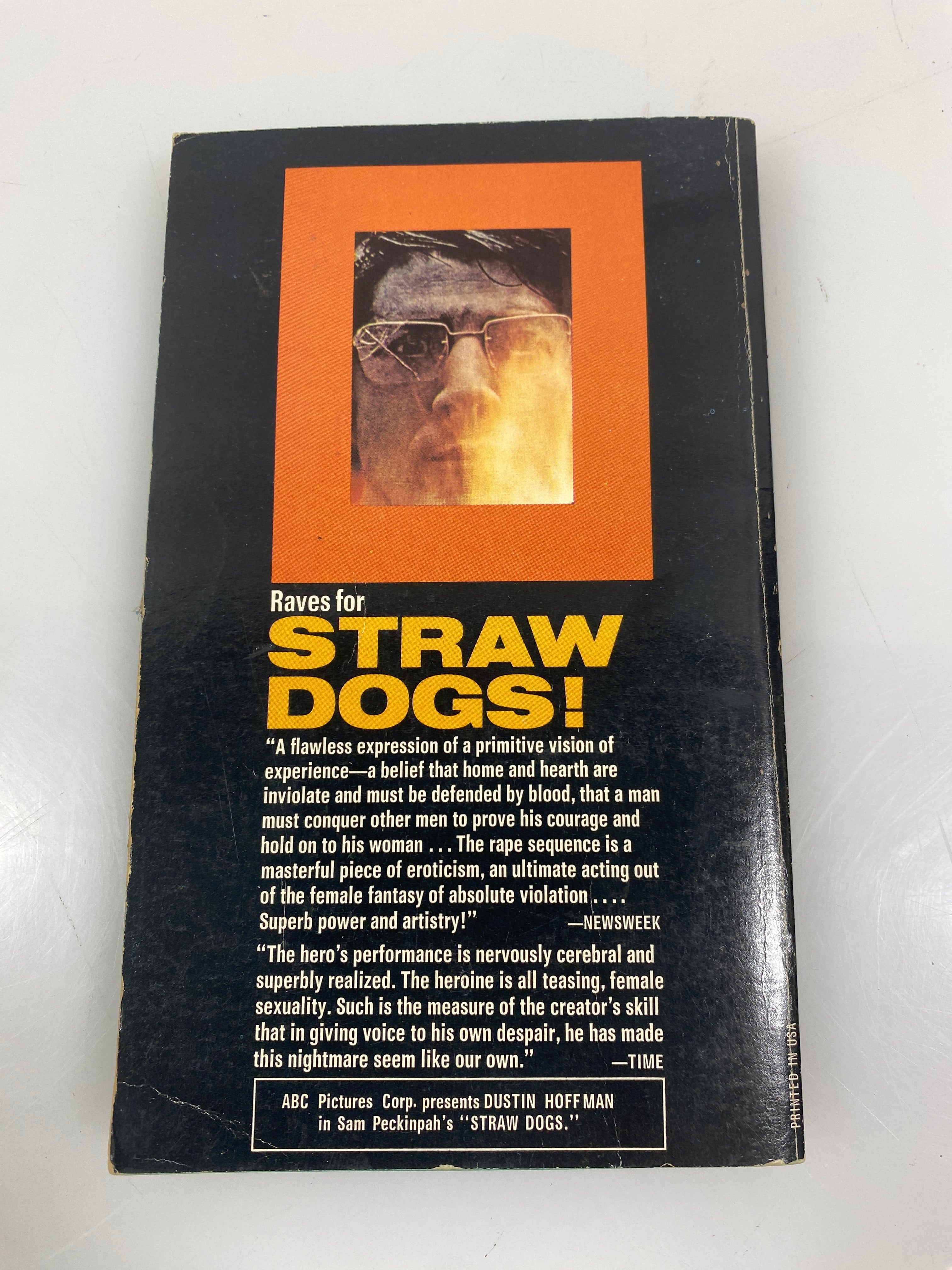 Straw Dogs Gordon Williams Paperback SC 1972