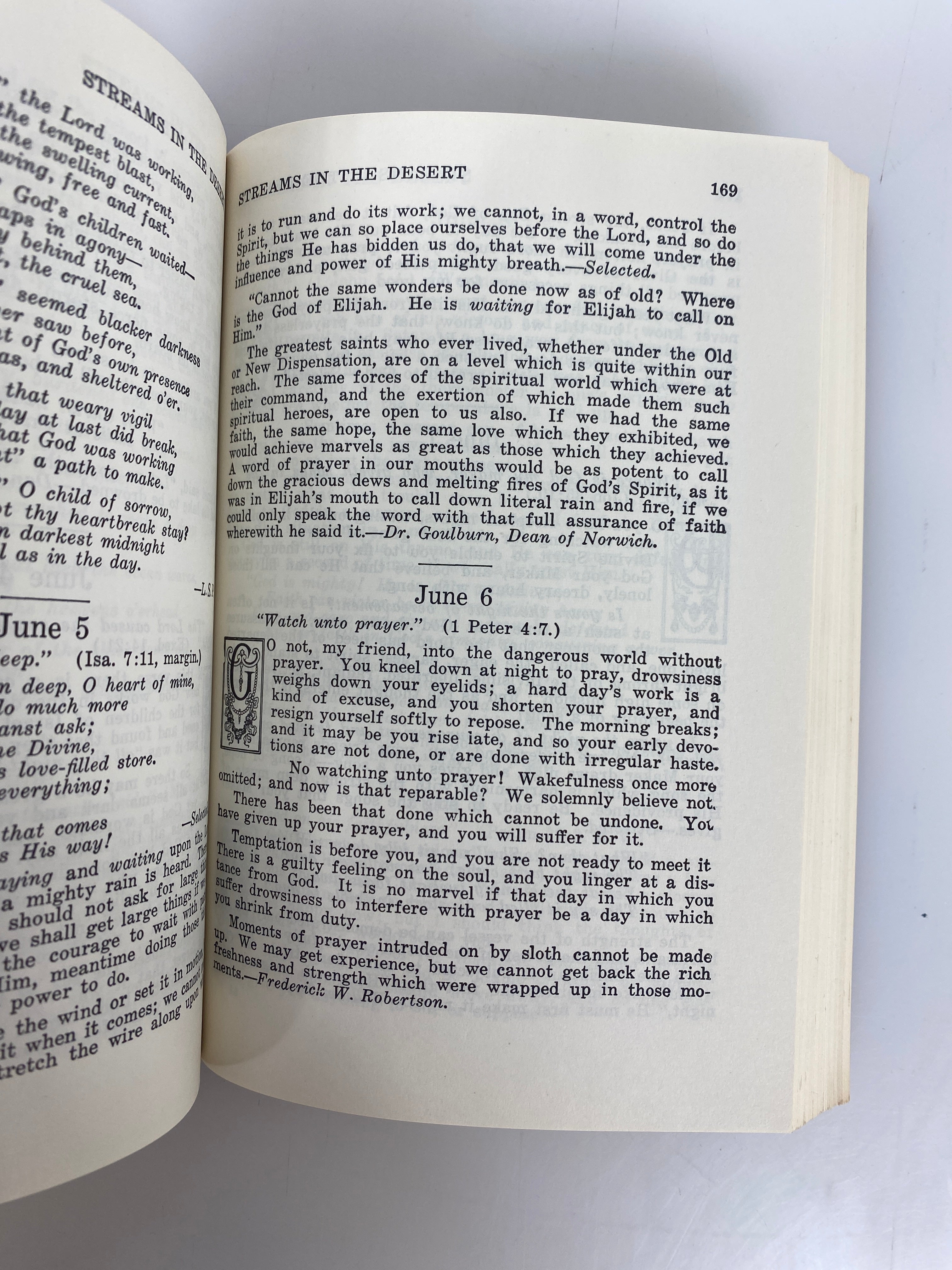 Streams in the Desert Cowman Publishing Company 1950 HC