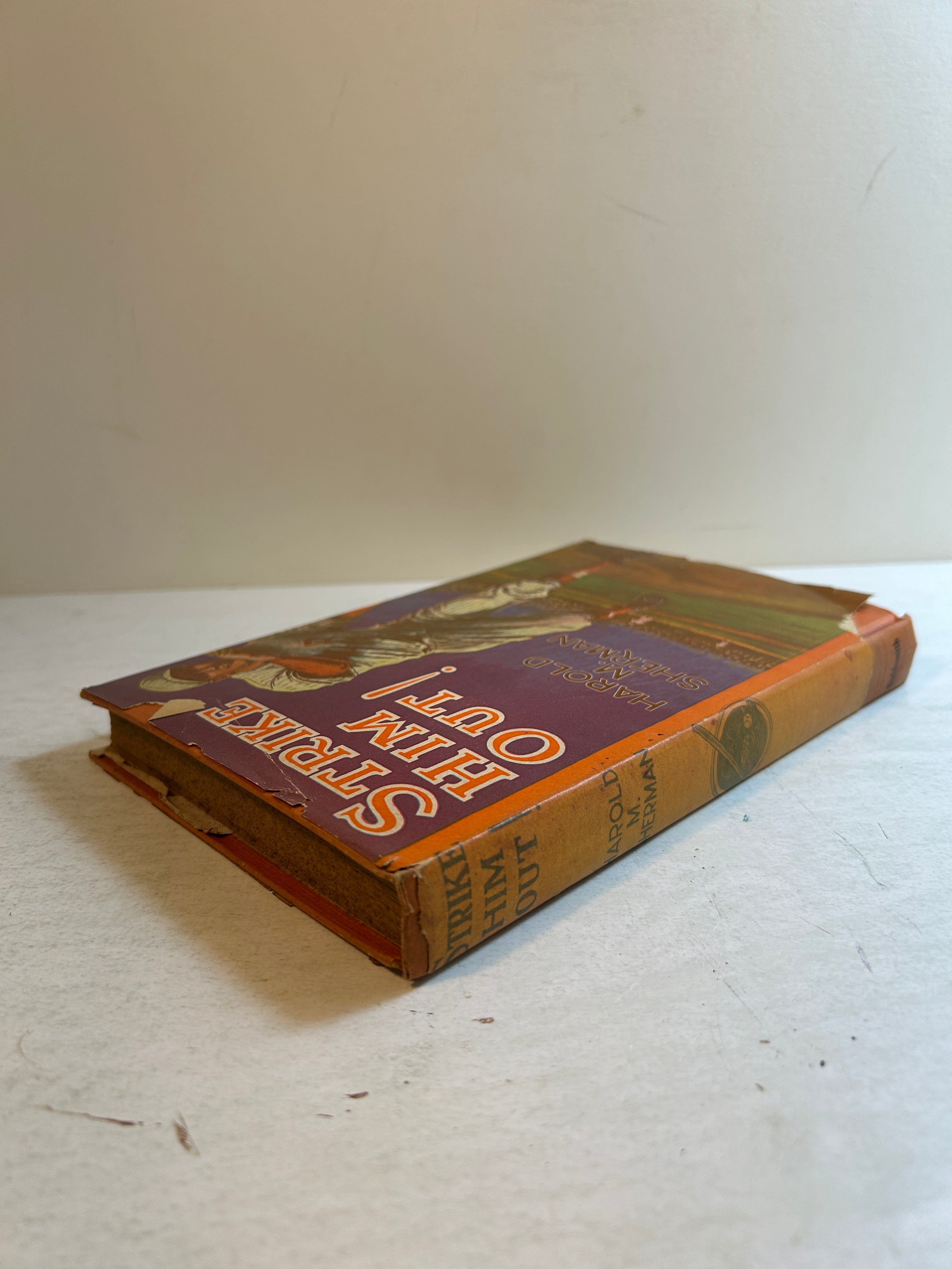 Strike Him Out! by Harold M. Sherman 1931 Goldsmith HCDJ