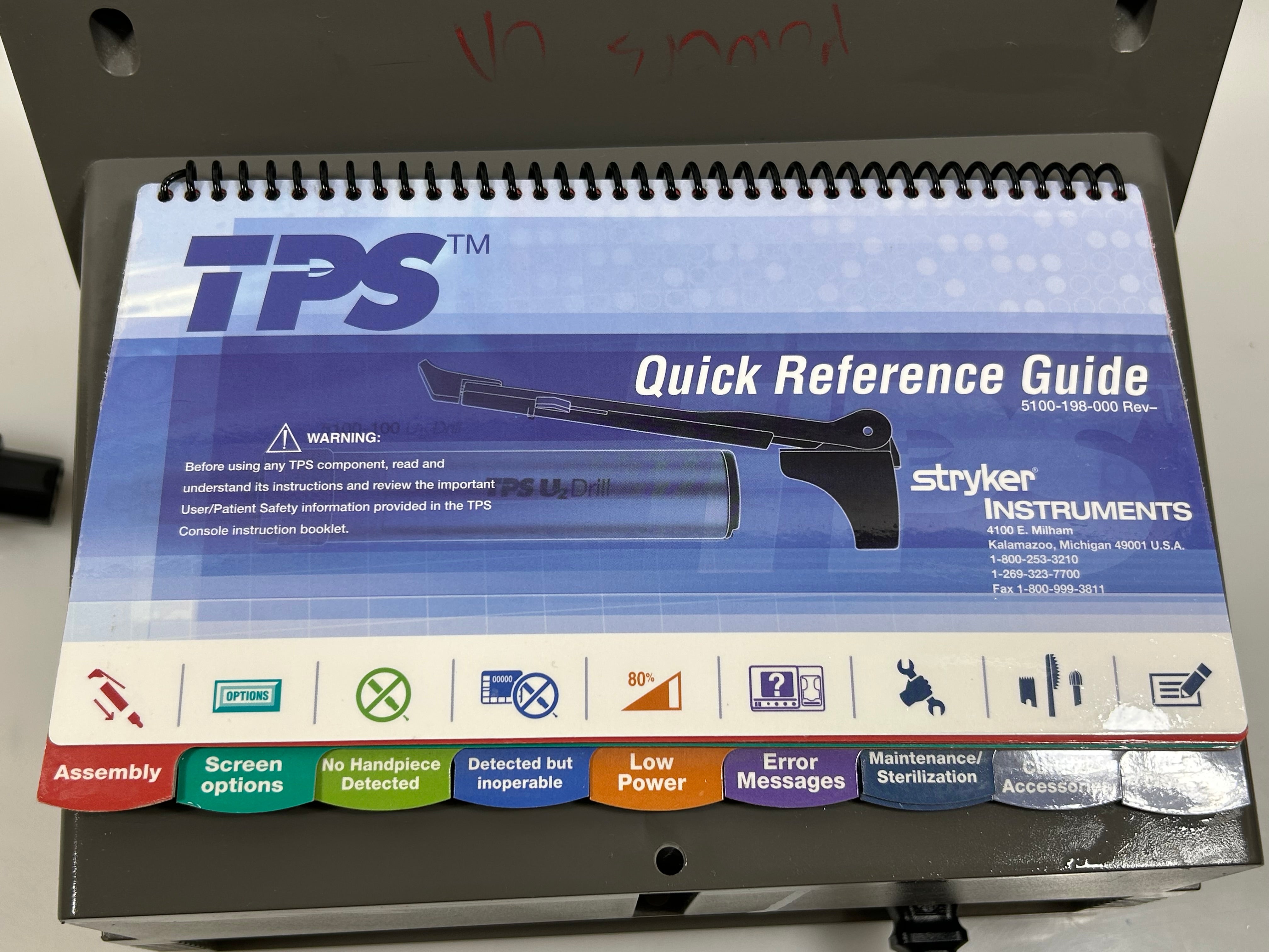 Stryker TPS (Total Performance System) Console *Untested*