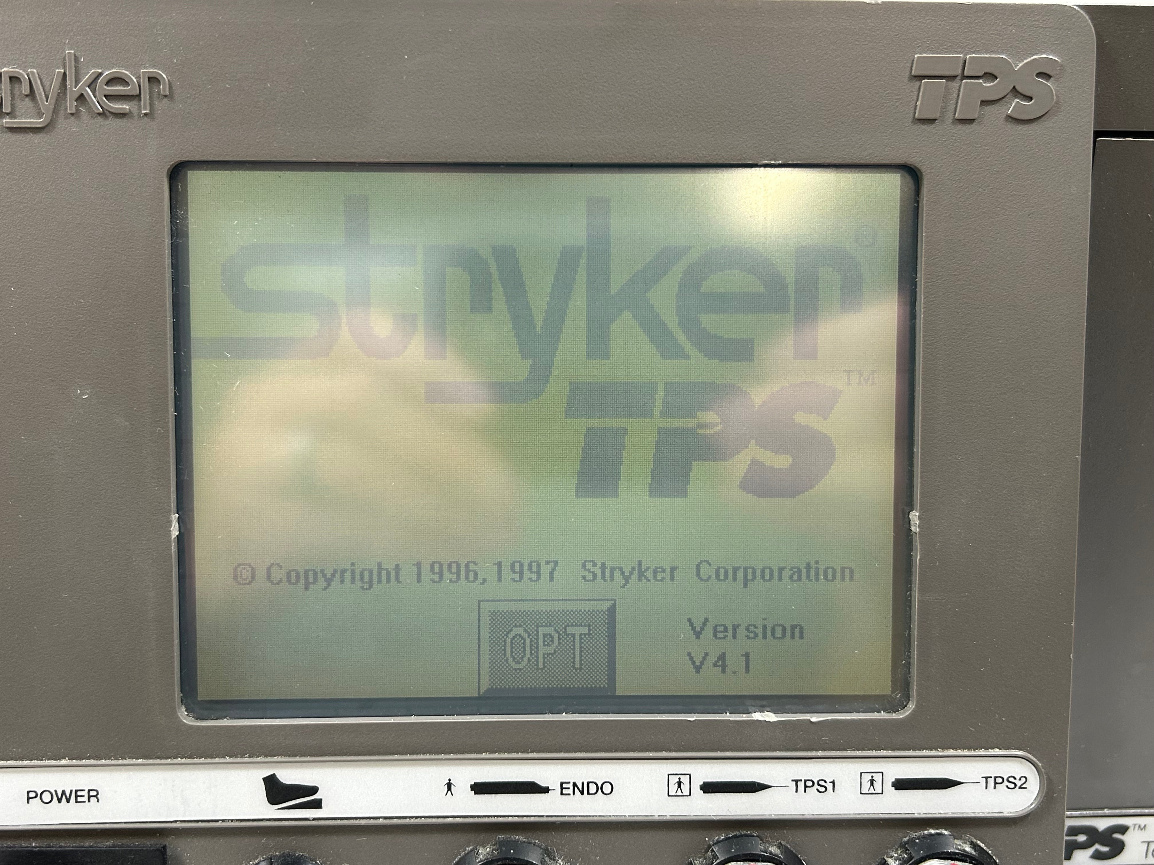 Stryker TPS (Total Performance System) Console *Untested*