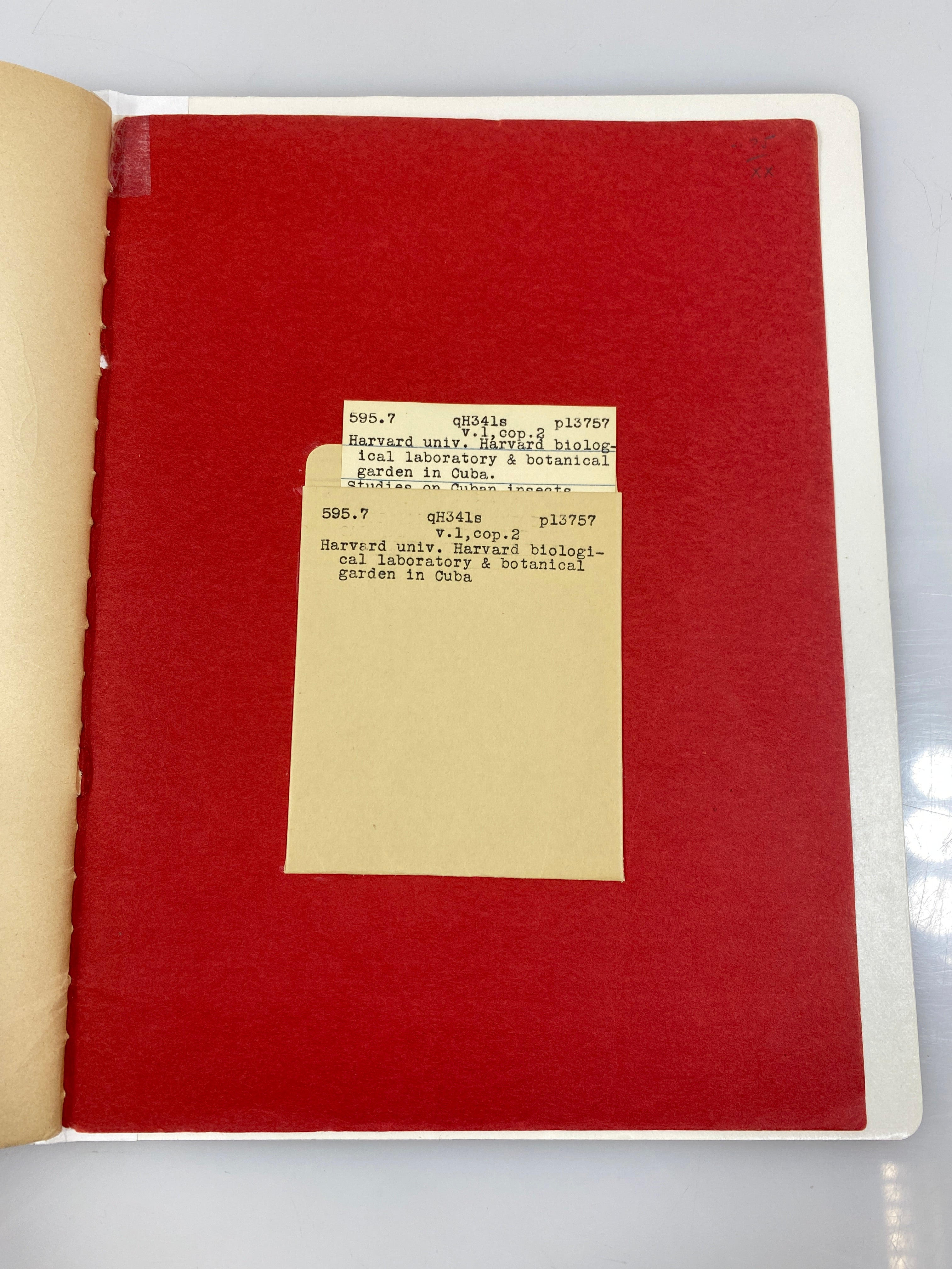 Studies on Cuban Insects I Harvard University Press 1928 Library Bound HC