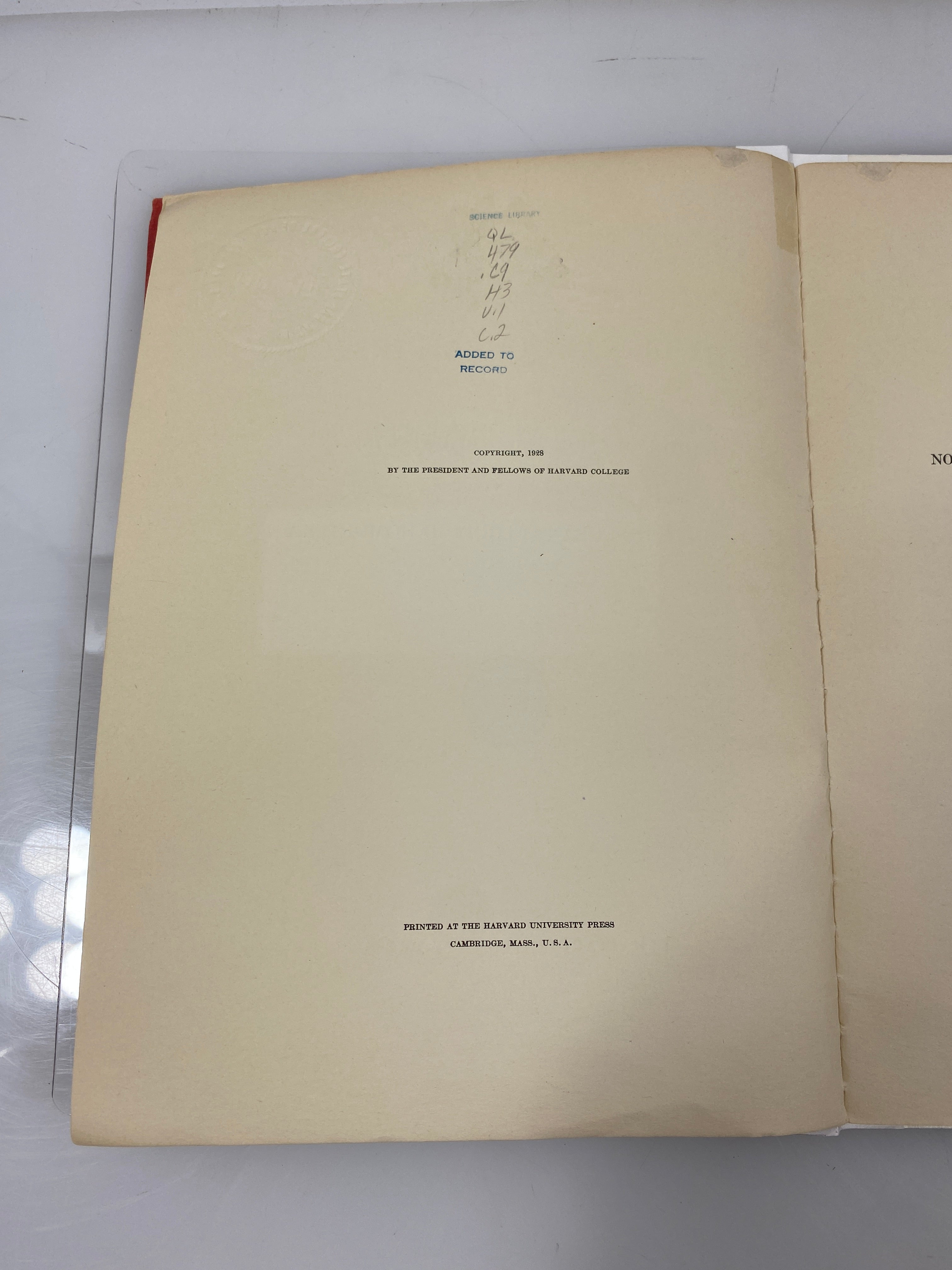Studies on Cuban Insects I Harvard University Press 1928 Library Bound HC
