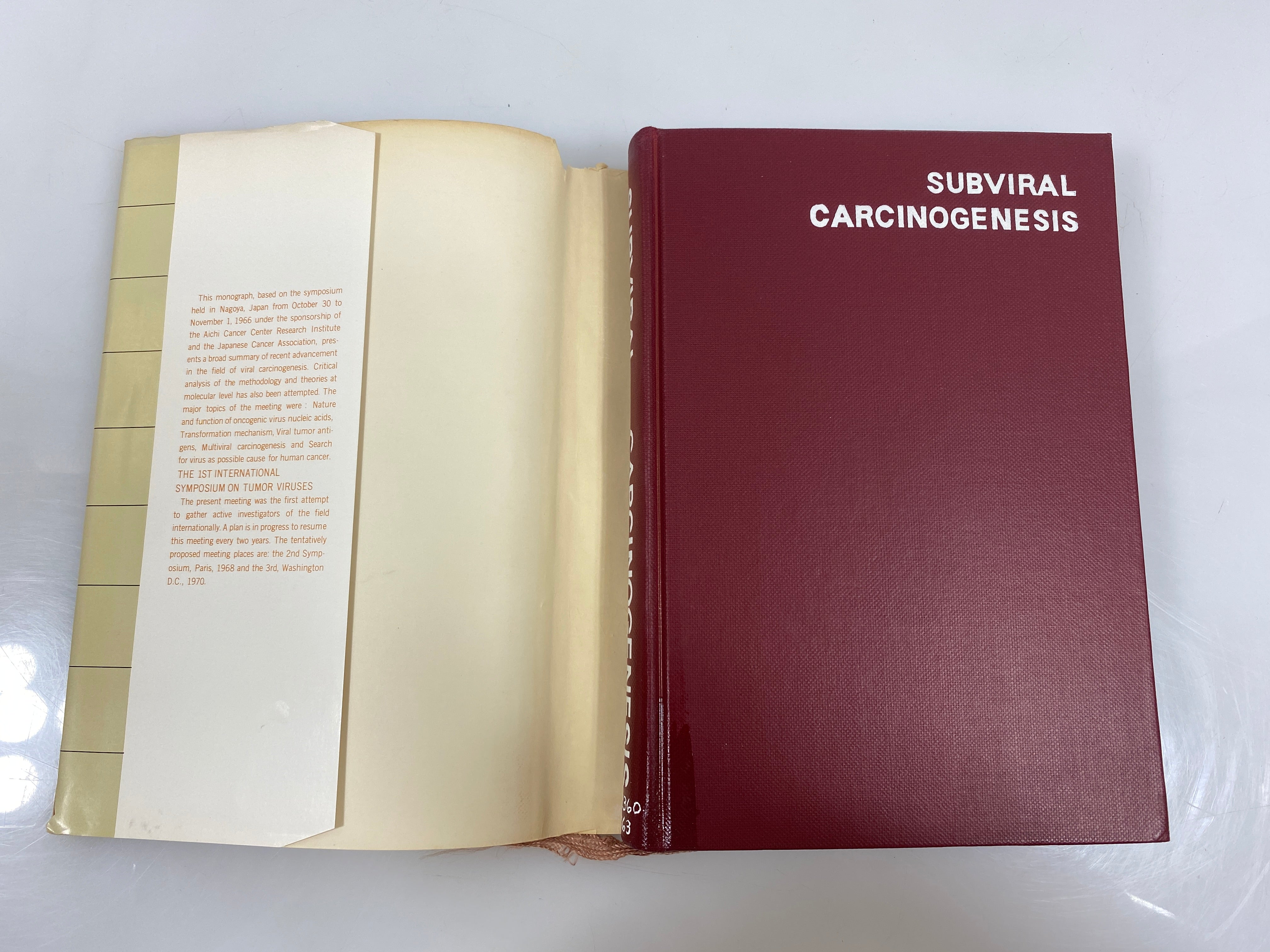 Subviral Carcinogenesis by Ito 1966 Ex-library HCDJ