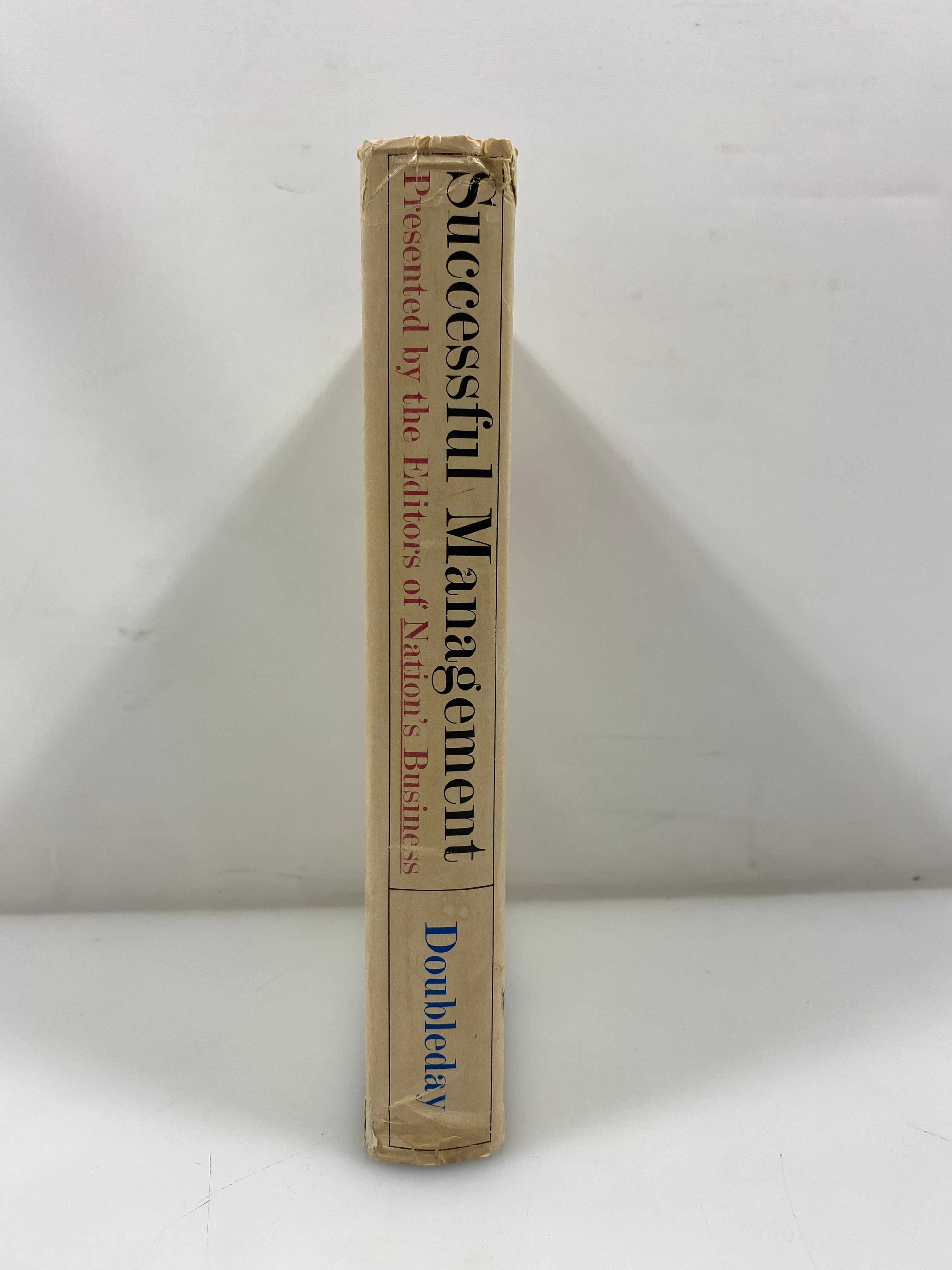 Successful Management Editors of Nation's Business 1964 HC