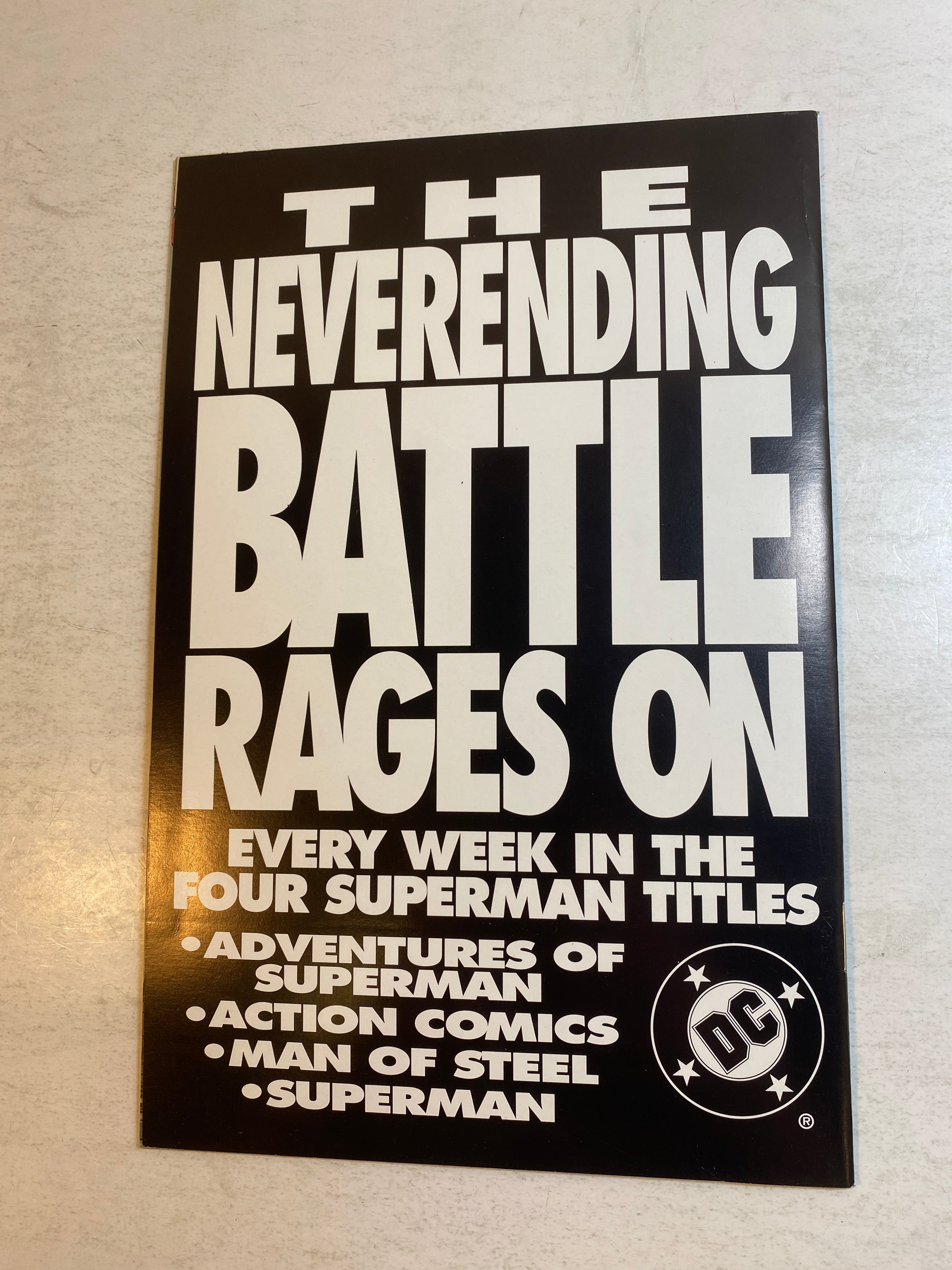 Superman #82 Back for Good! DC Comic Metal Variant 1993