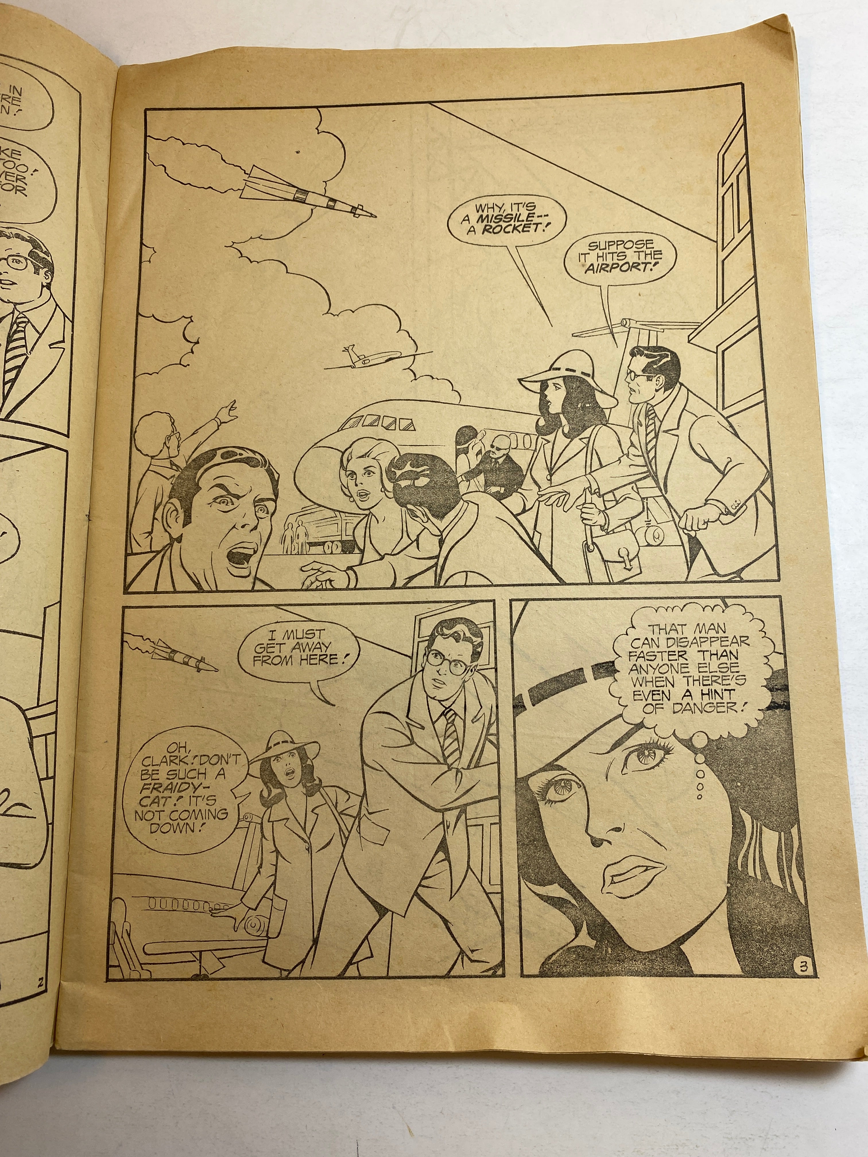 Superman Giant Comics Coloring Book Whitman 1975