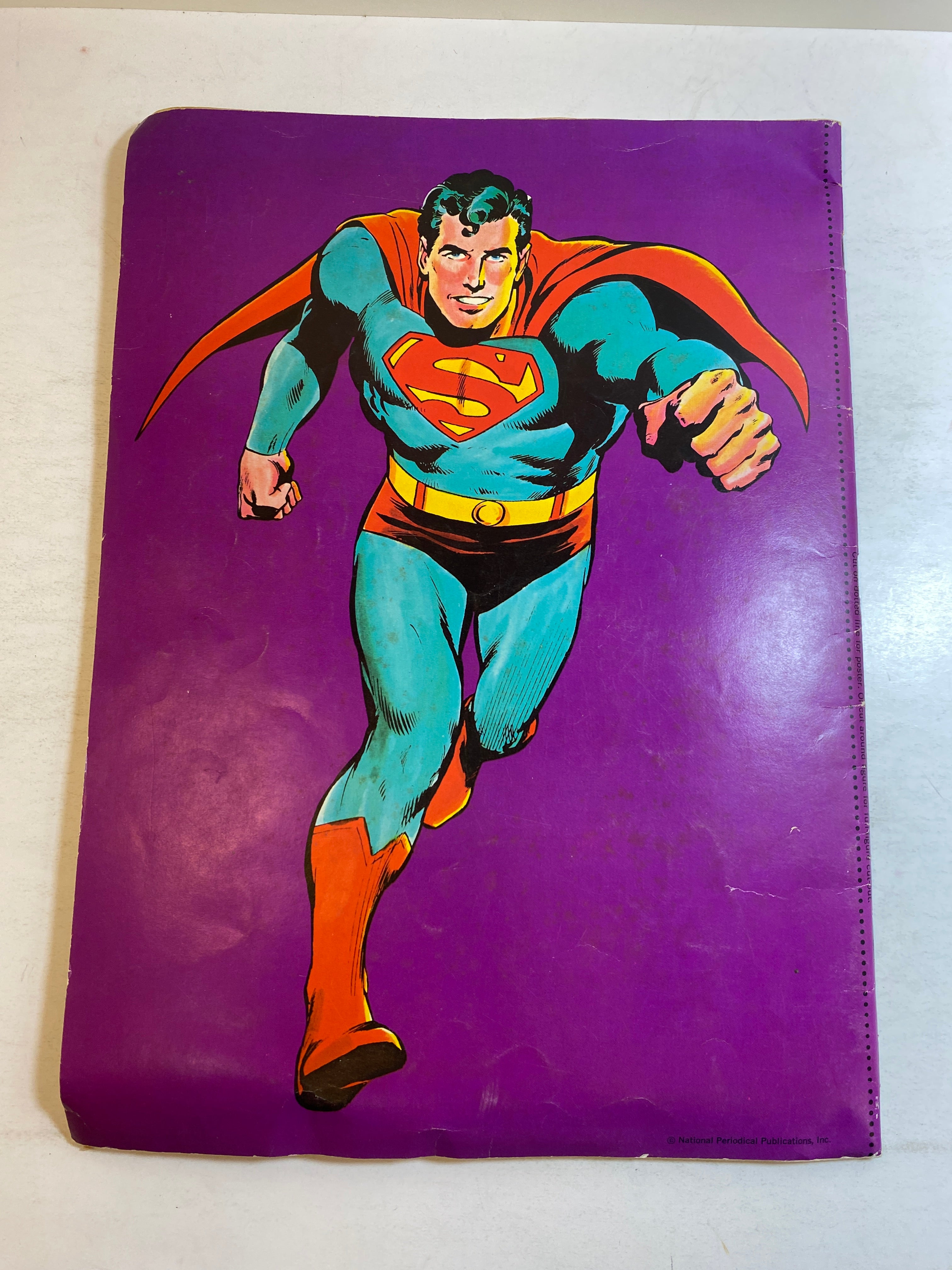 Superman Giant Comics Coloring Book Whitman 1975