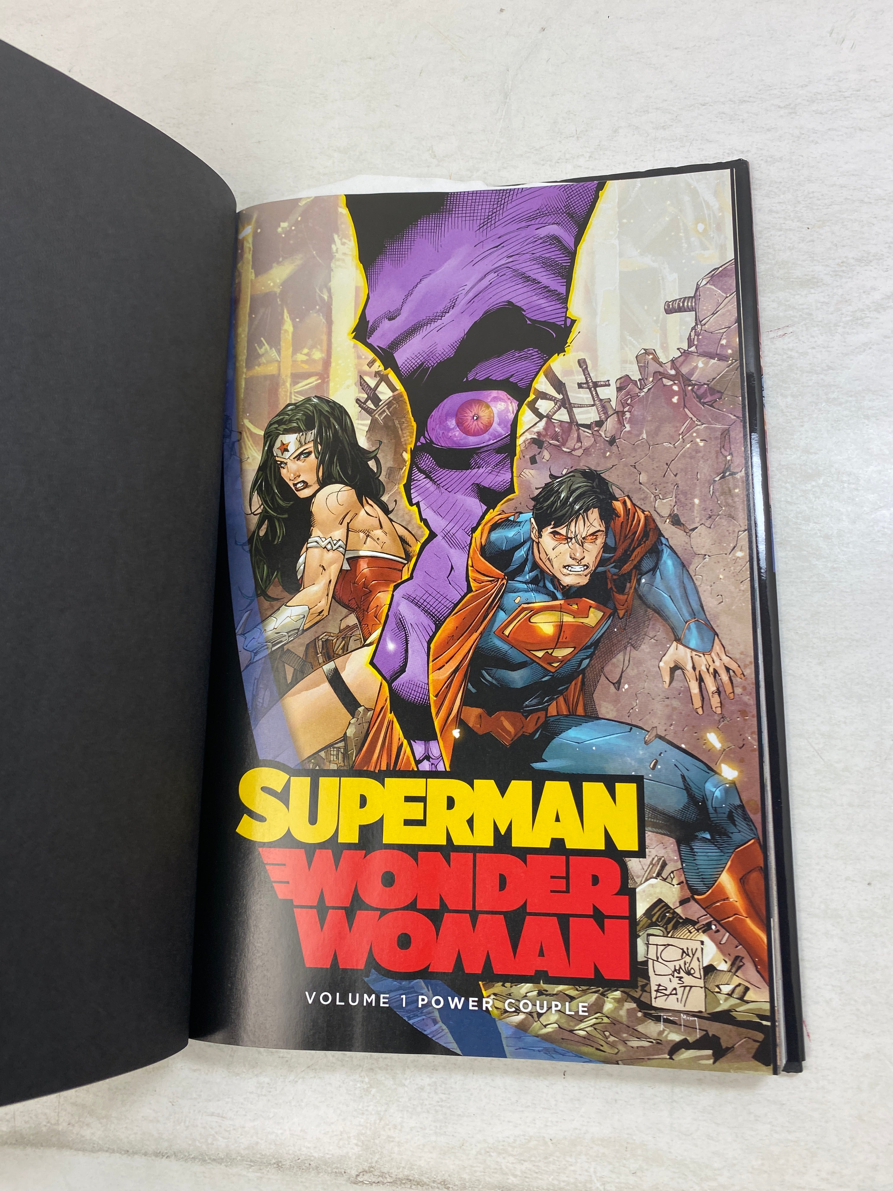 Superman Wonder Woman Volume 1: Power Couple Graphic Novel HCDJ 2014
