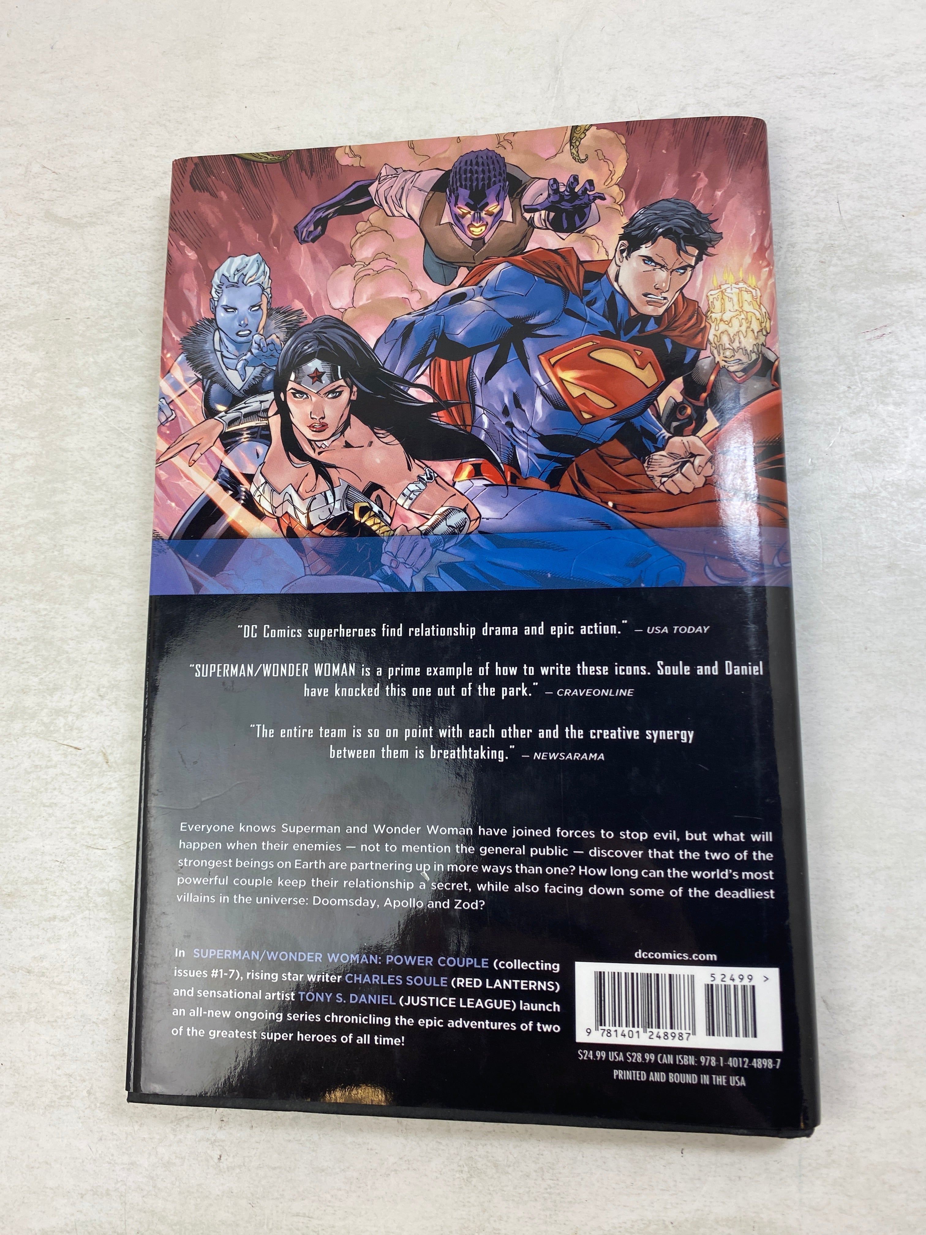 Superman Wonder Woman Volume 1: Power Couple Graphic Novel HCDJ 2014