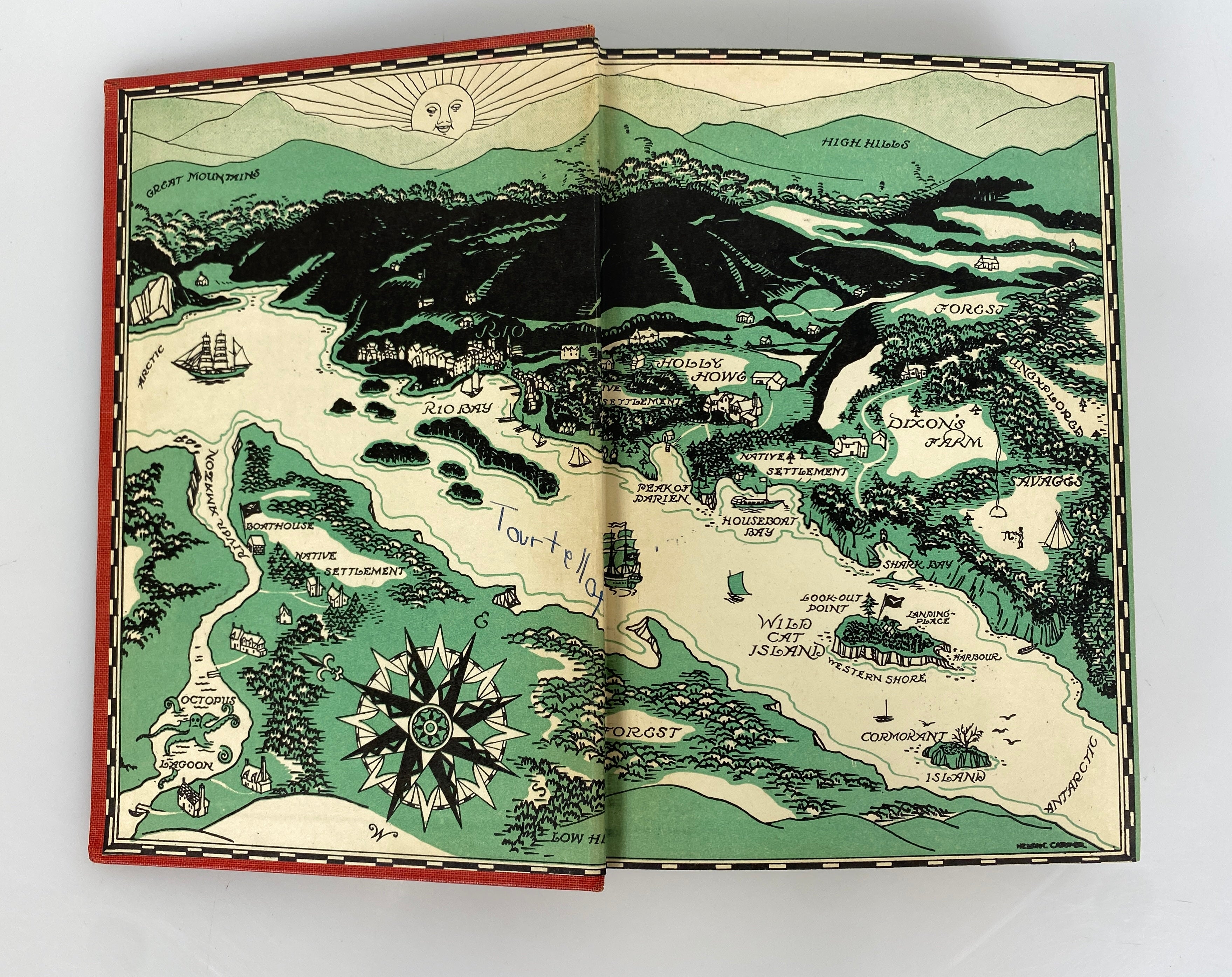 Swallows & Amazons by Arthur Ransome 1931 Ninth Impression HC