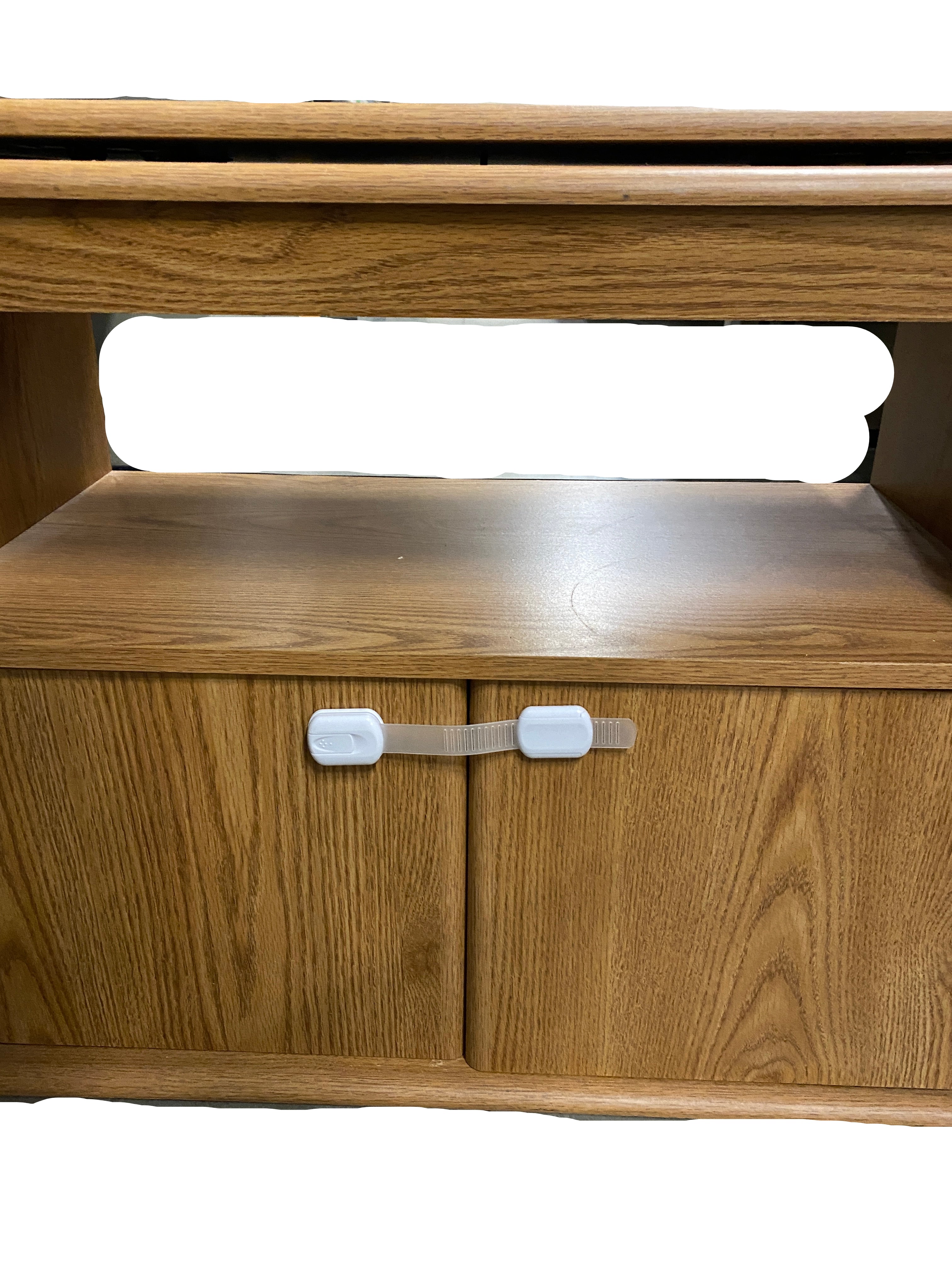Swivel TV Stand with Cabinet