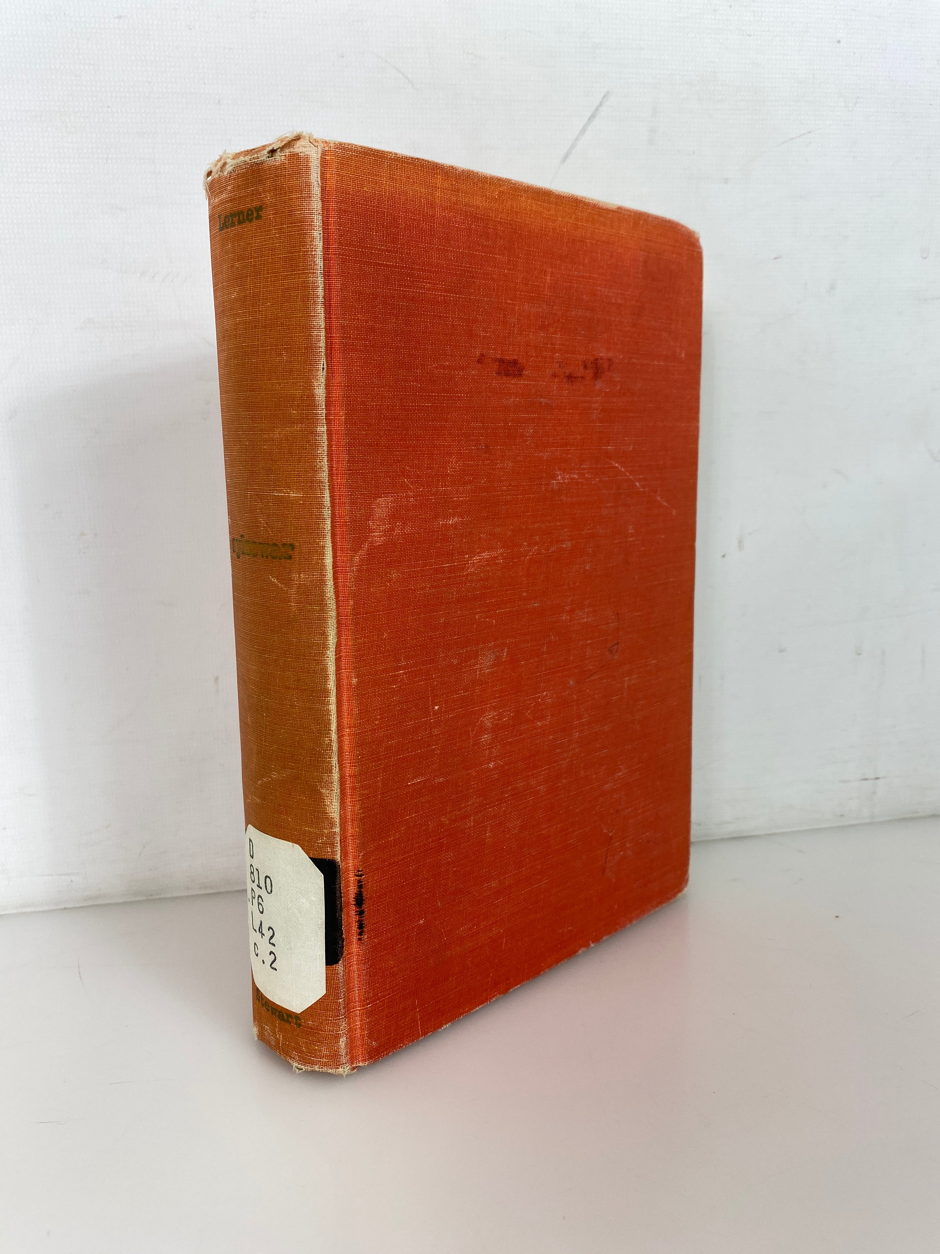 Sykewar Psychological Warfare Against Germany by Lerner Ex-Library HC