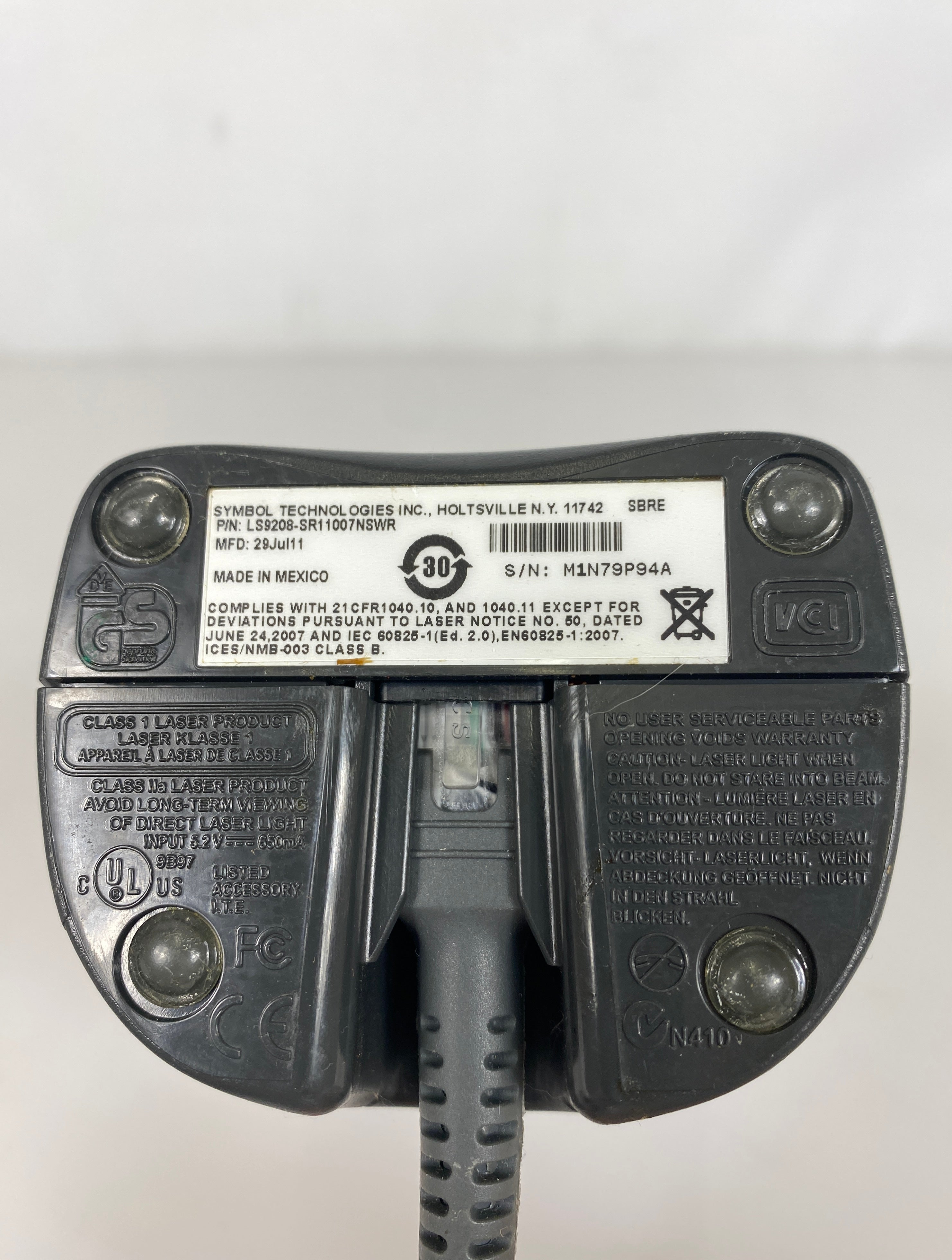 Symbol LS9208-SR11077NSWR USB Barcode Scanner