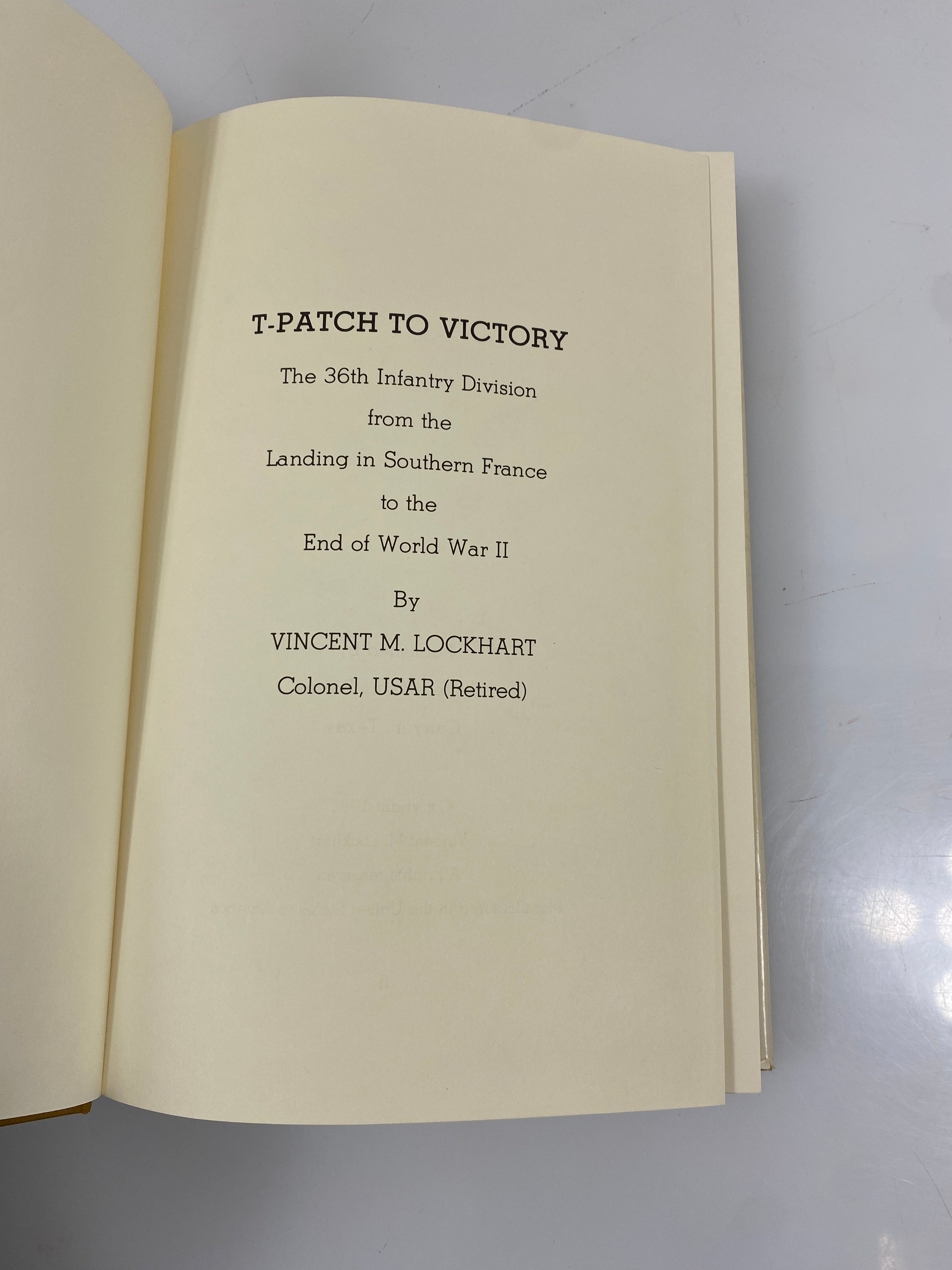 T-Patch to Victor by Lockhart 1981 HCDJ