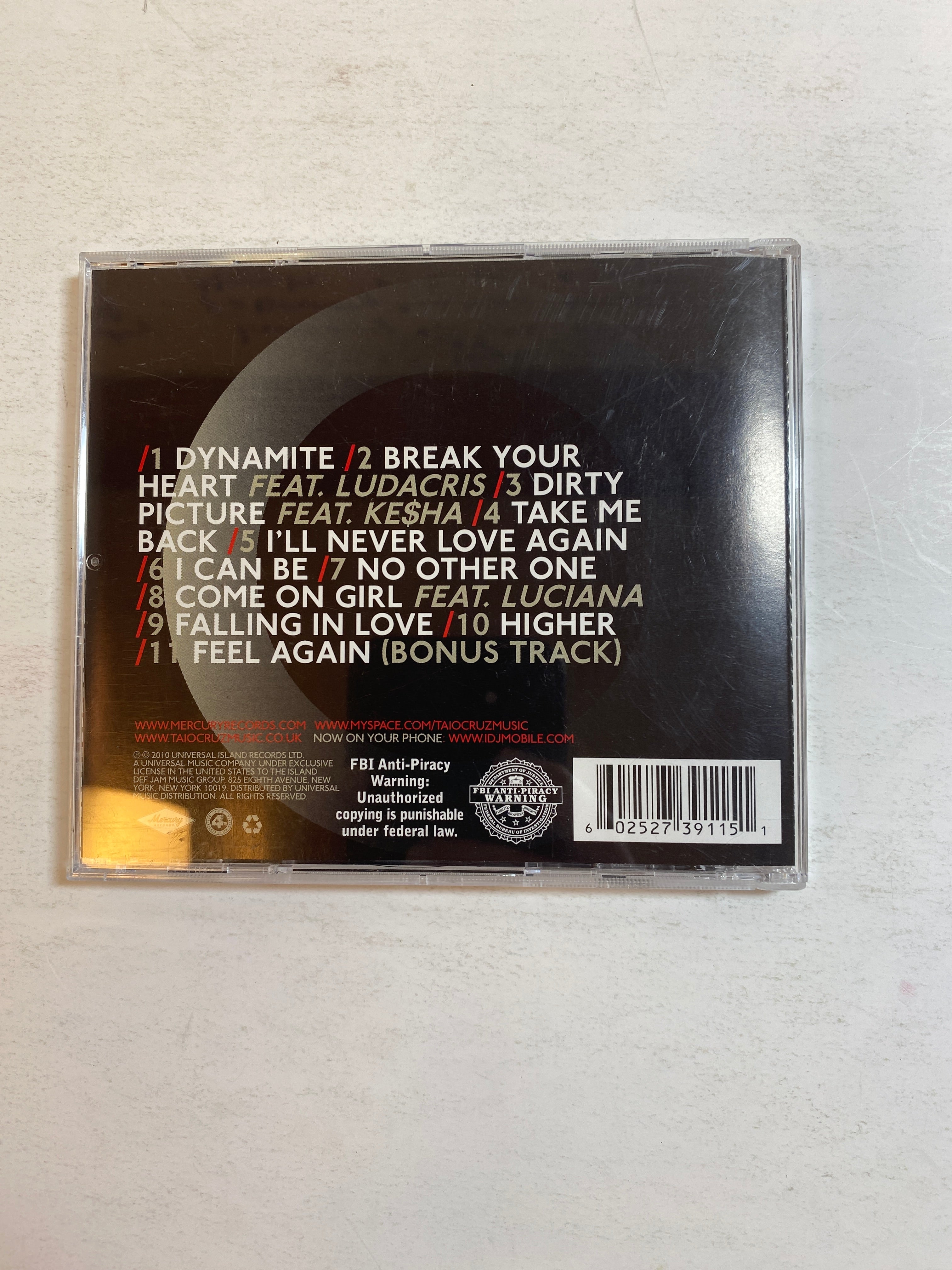 Taio Cruz Dynamite CD Rokstarr 2010