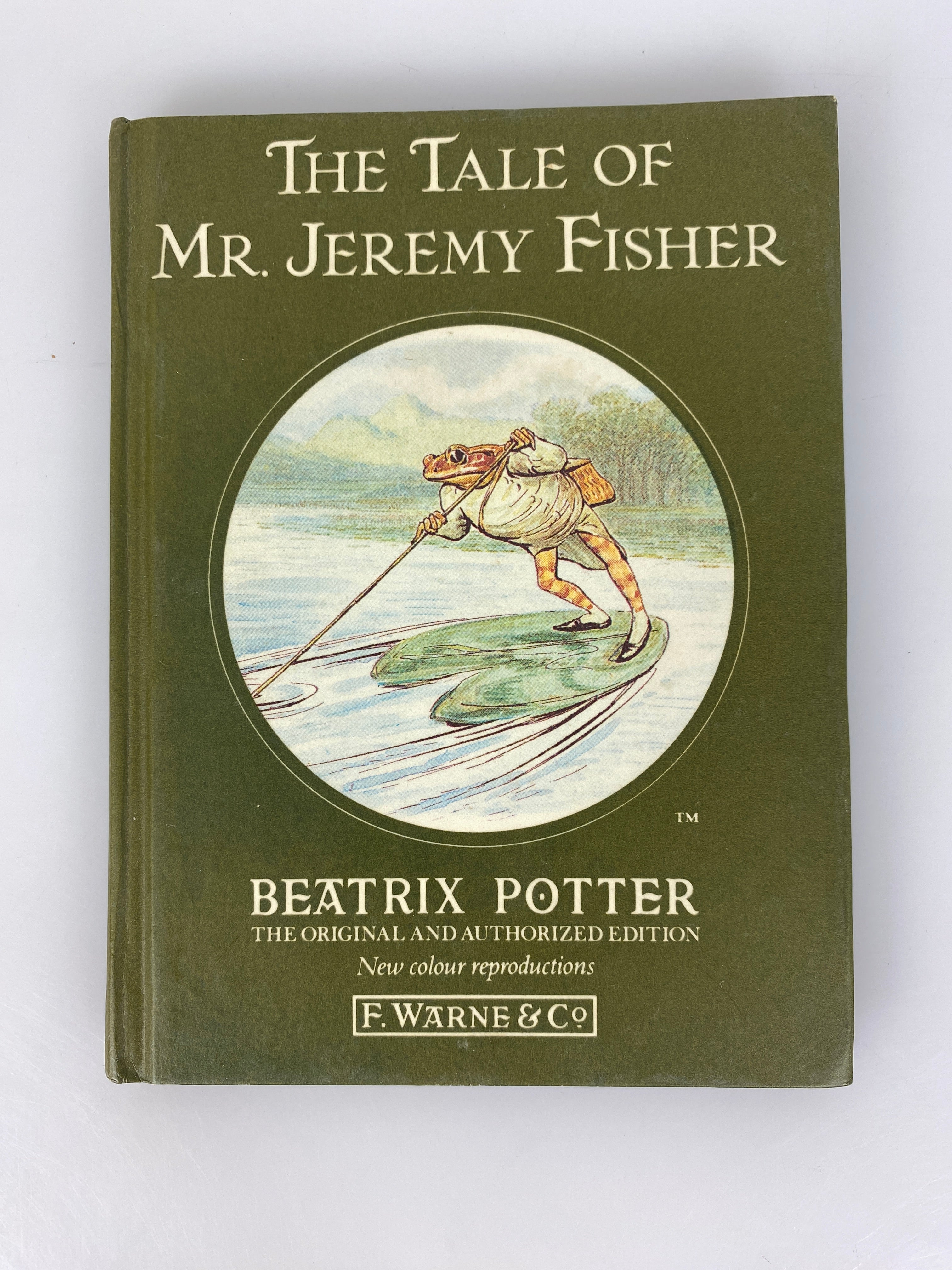 Tale of Mr. Jeremy Fisher Beatrix Potter mini book 1988