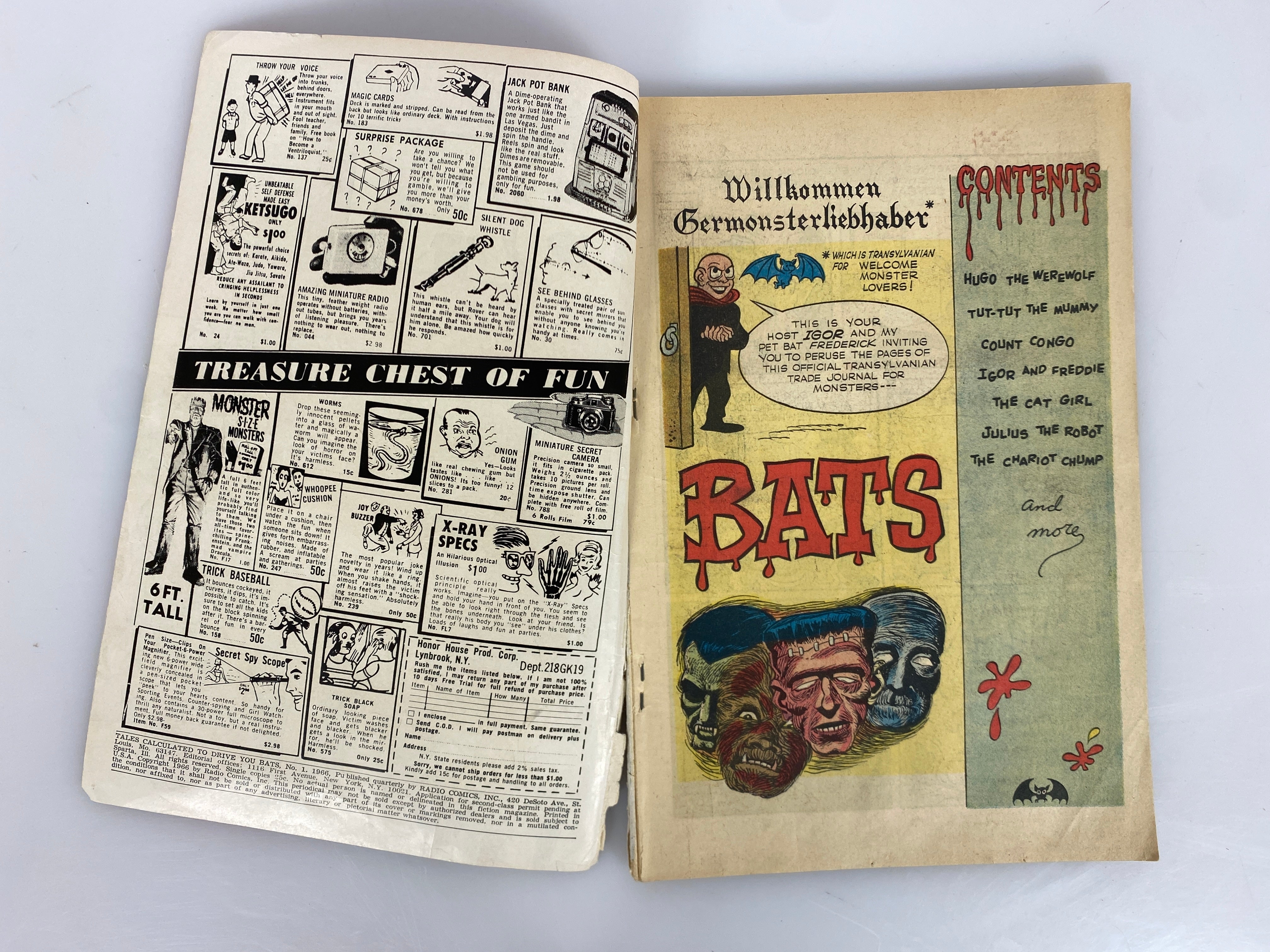 Tales Calculated to Drive You Bats #1 1966