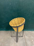 Tall Rustic Rope Basket Display Stand