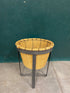 Tall Rustic Rope Basket Display Stand