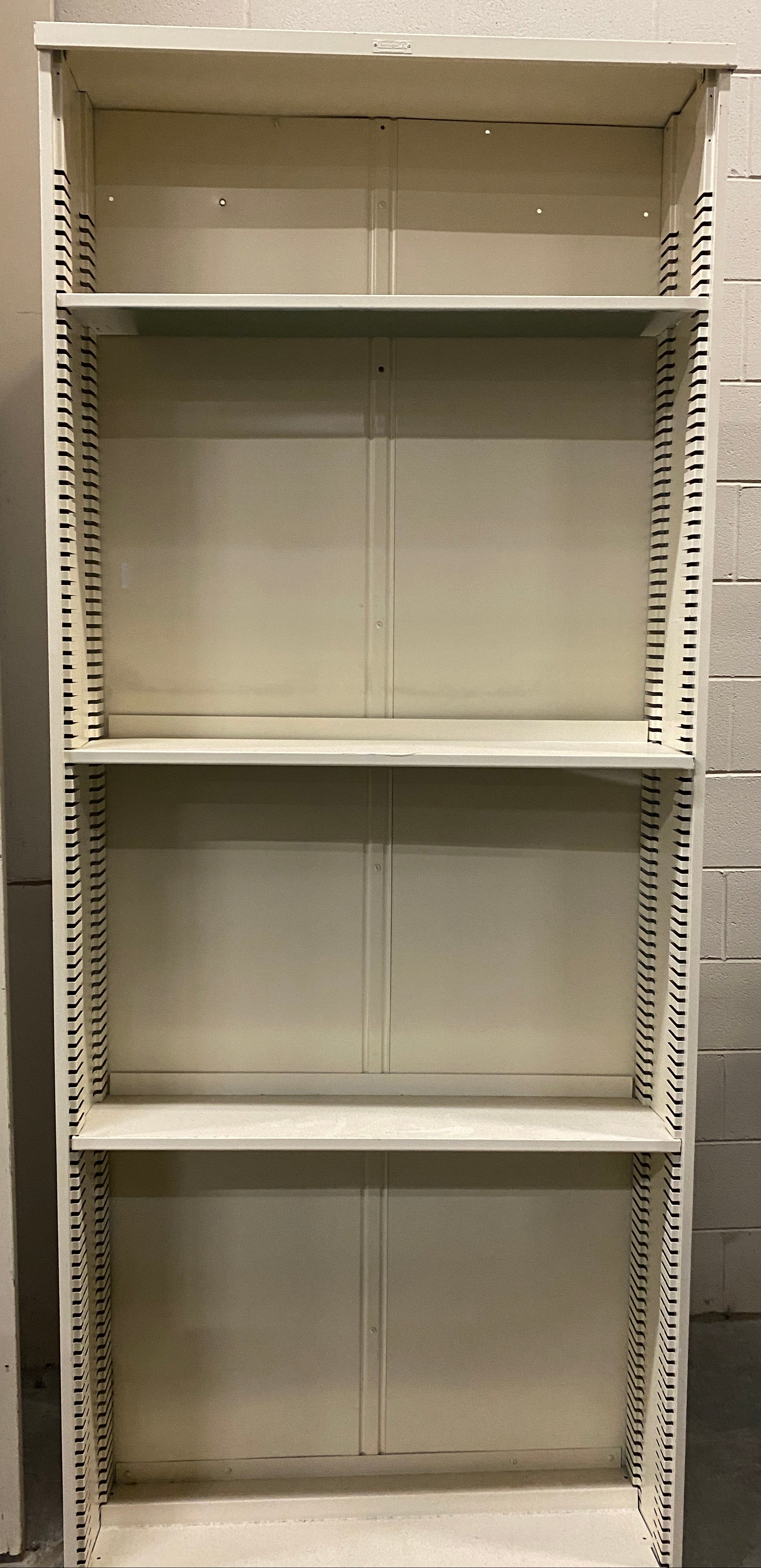 Tan 4 Tier Metal Adjustable Shelves
