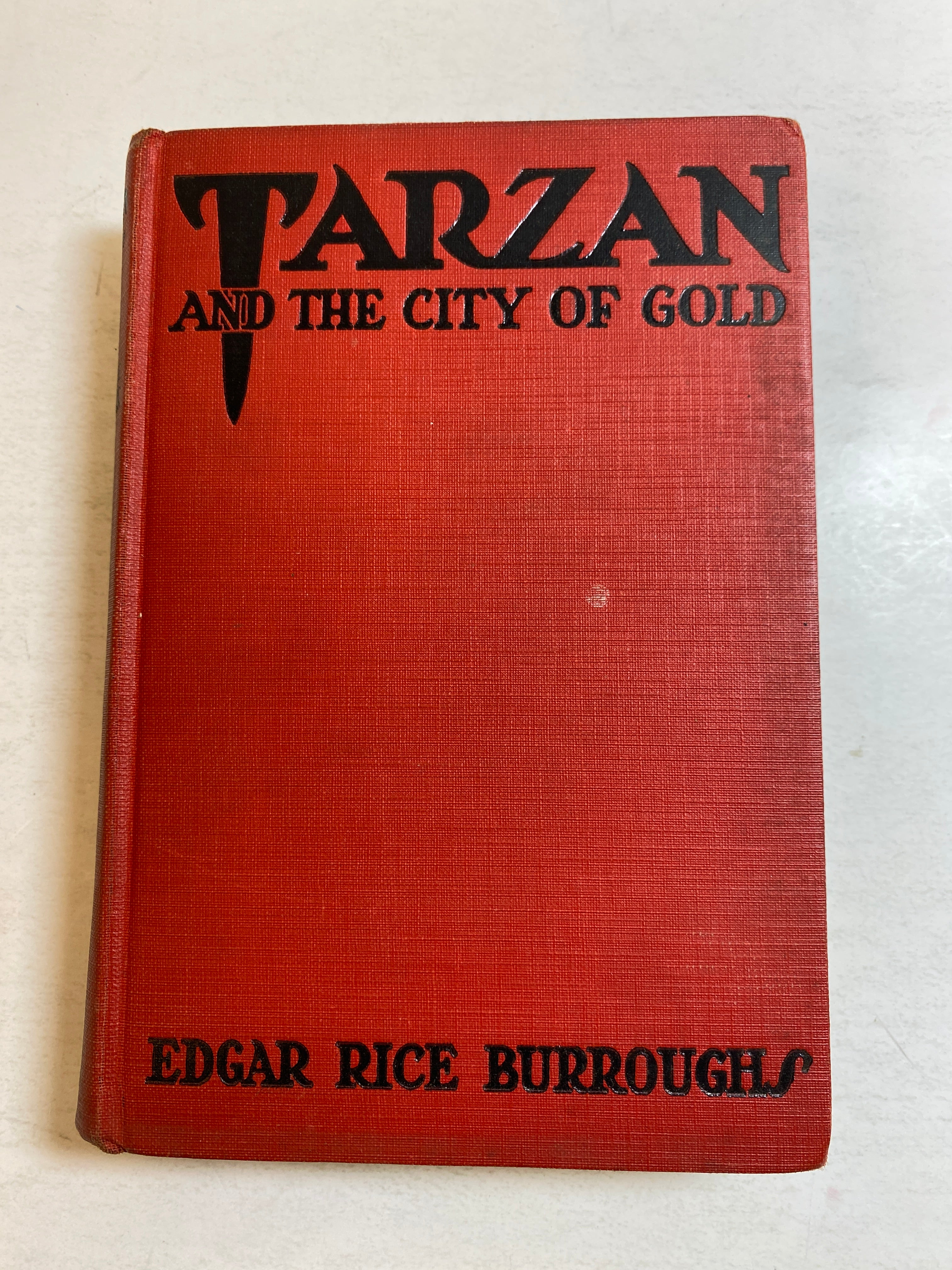 Tarzan and the City of Gold Edgar Rice Burroughs HC 1933