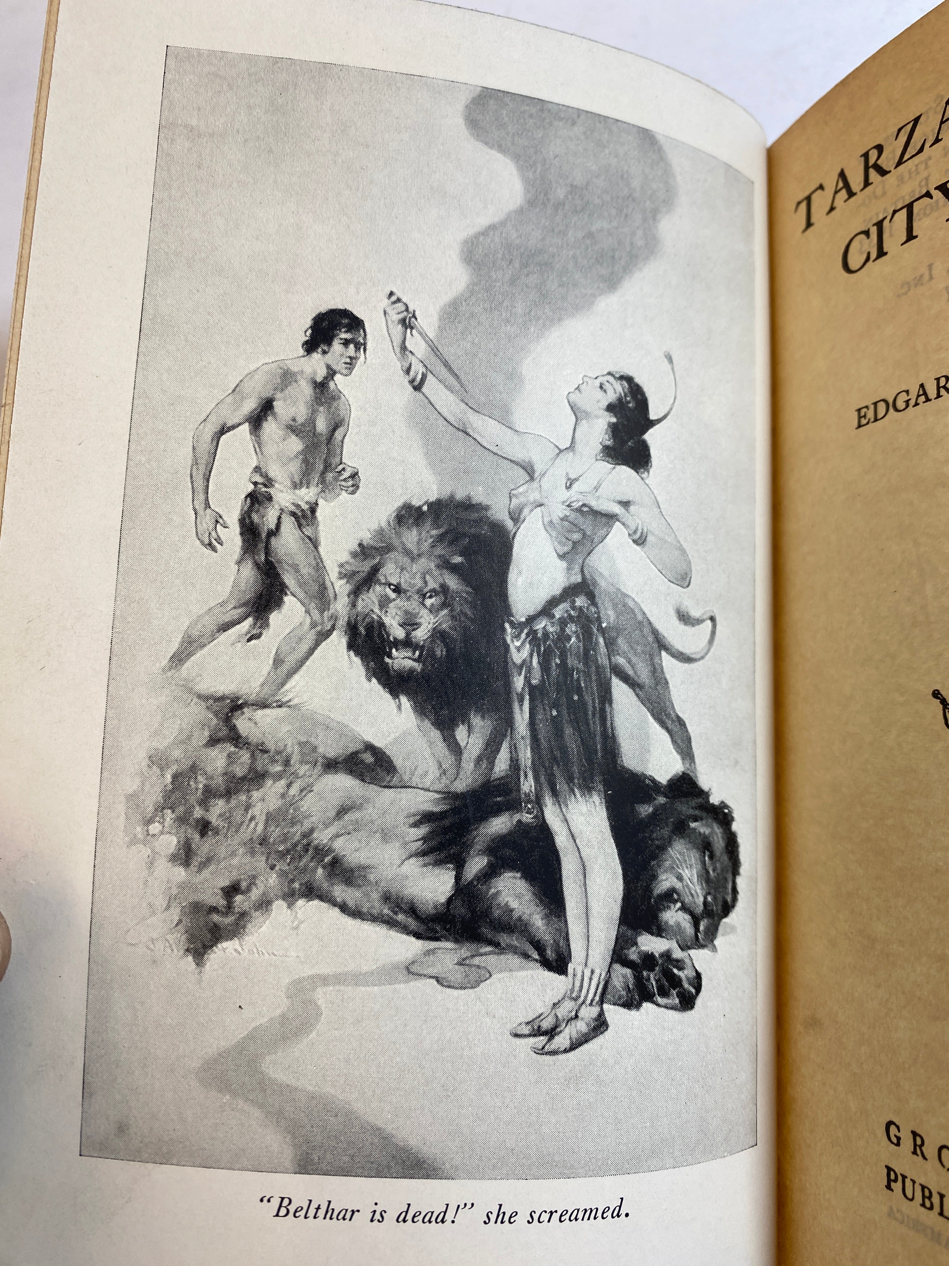 Tarzan and the City of Gold Edgar Rice Burroughs HC 1933