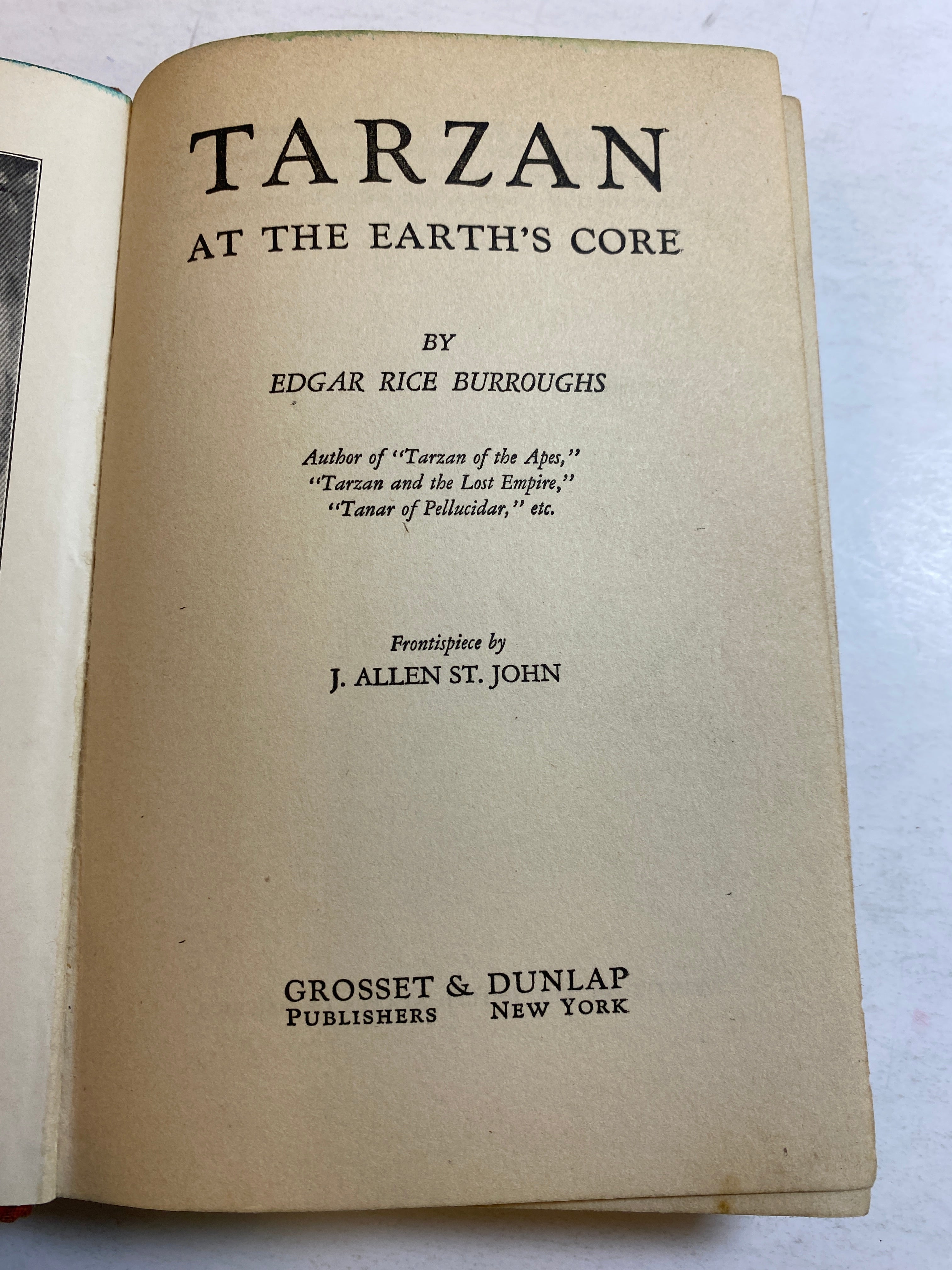 Tarzan at the Earth's Core Edgar Rice Burroughs HC 1930