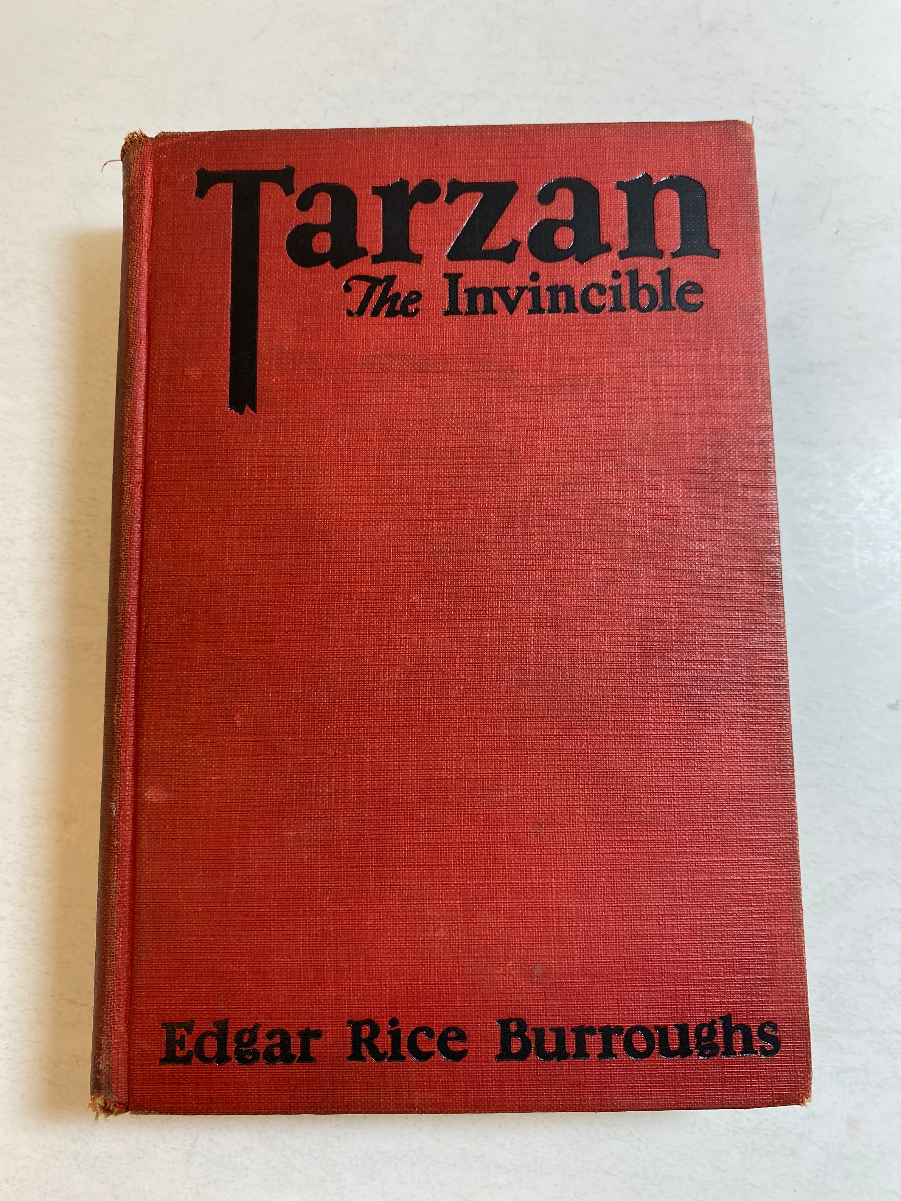 Tarzan the Invincible Edgar Rice Burroughs HC Grosset 1931
