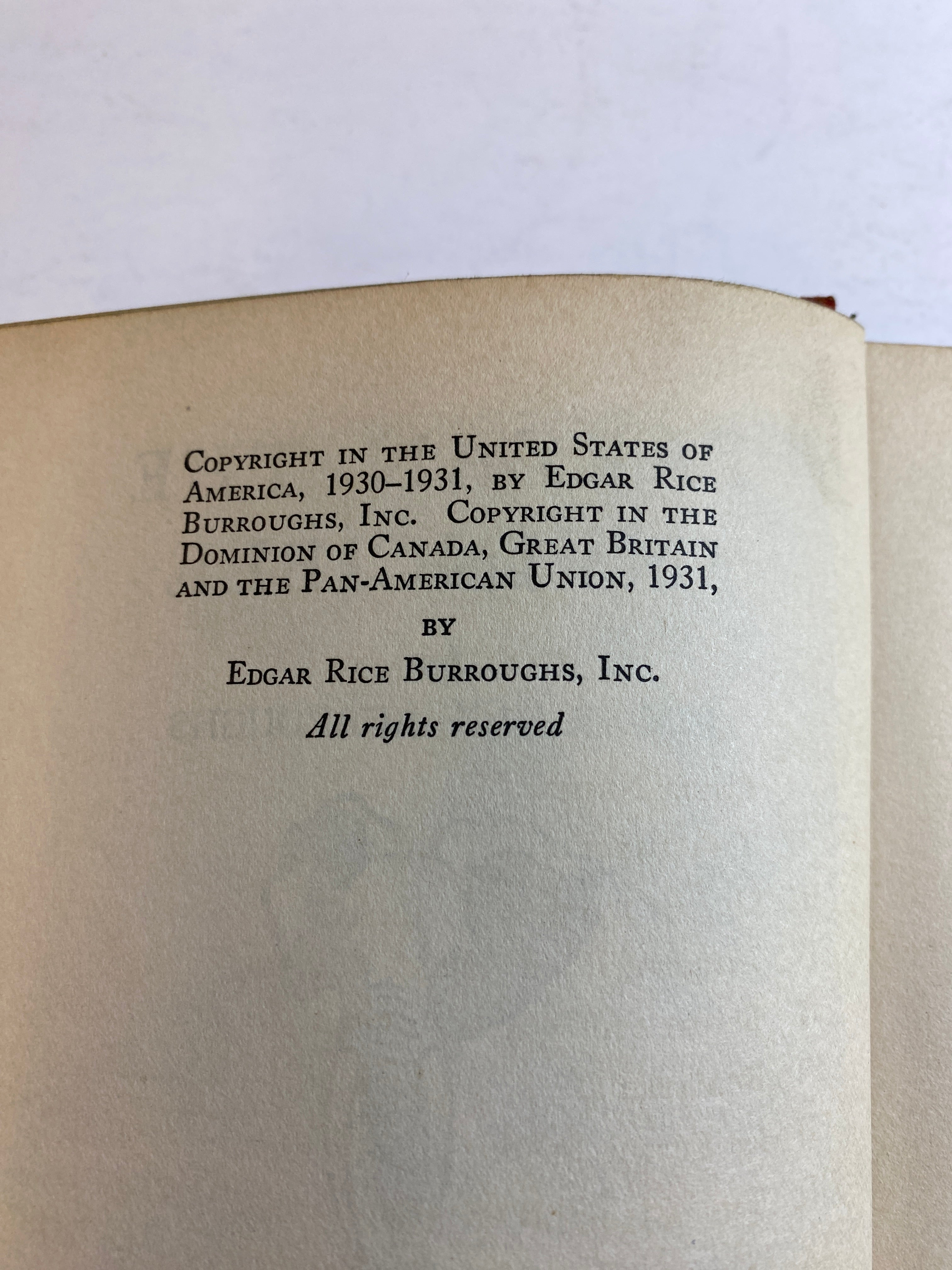 Tarzan the Invincible Edgar Rice Burroughs HC Grosset 1931