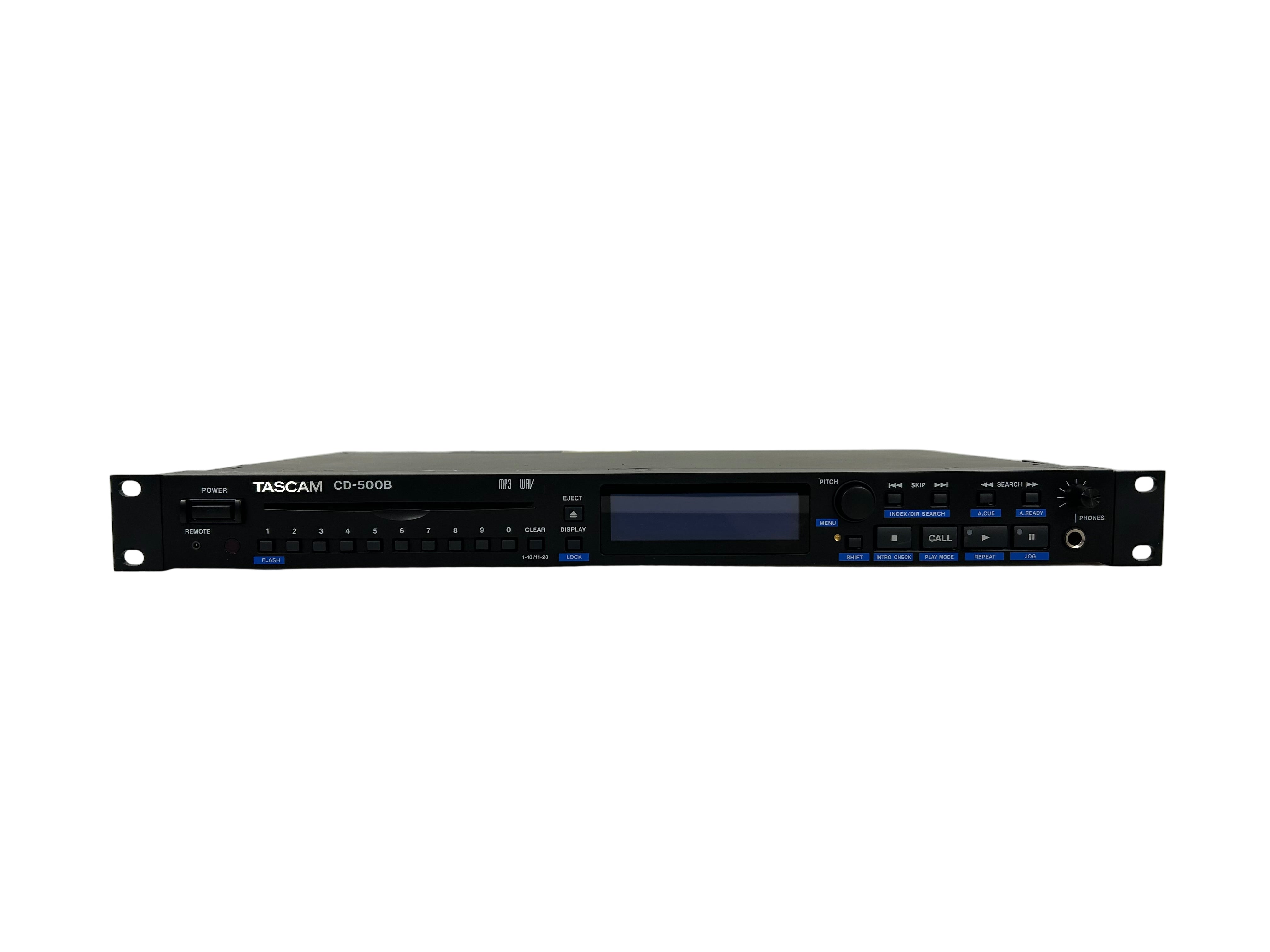 Tascam CD-500B Rack Mountable CD Player *Powers On Only*