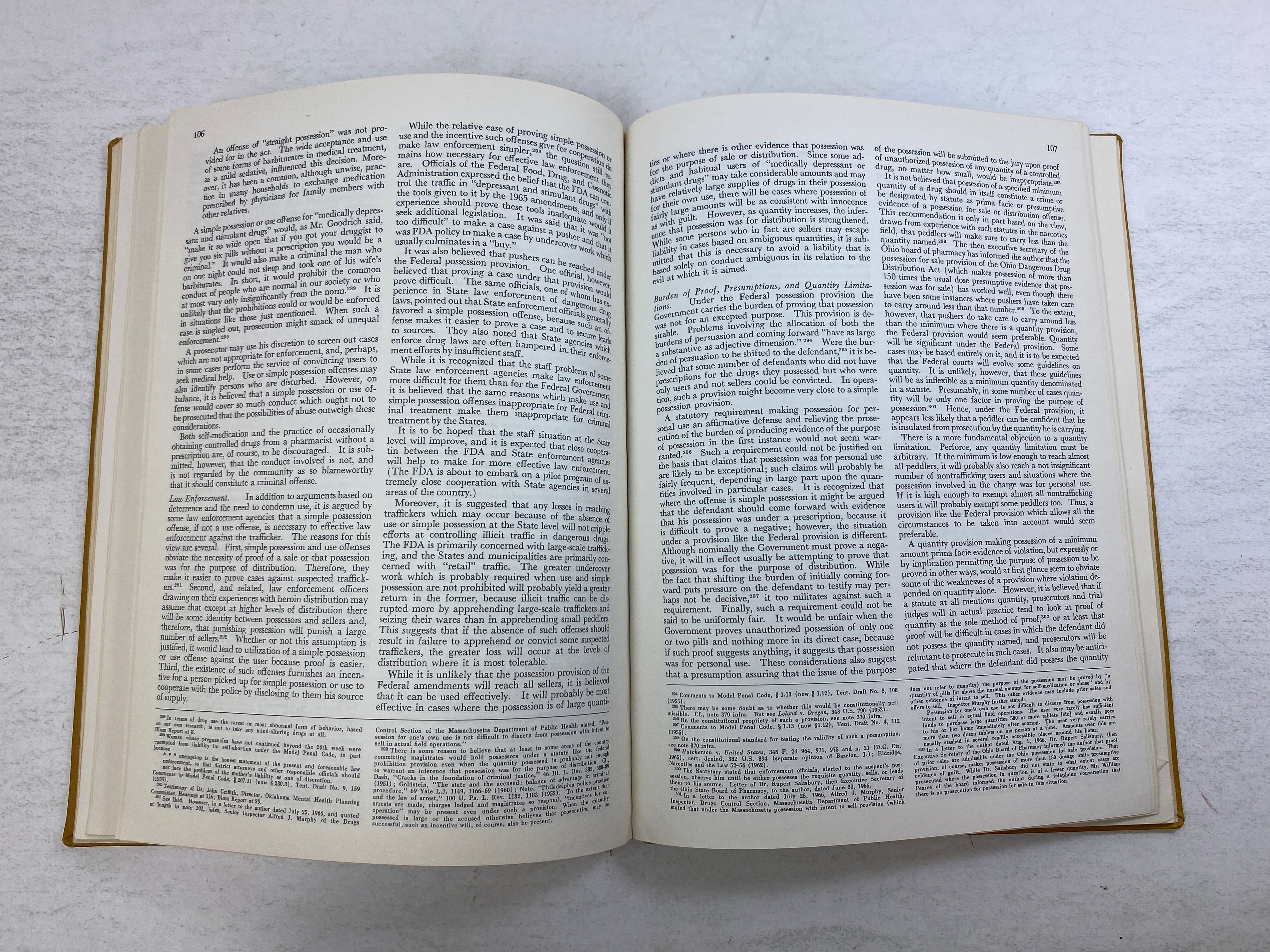 Task Force Report Narcotics and Drug Abuse Ex-library 1967 HC