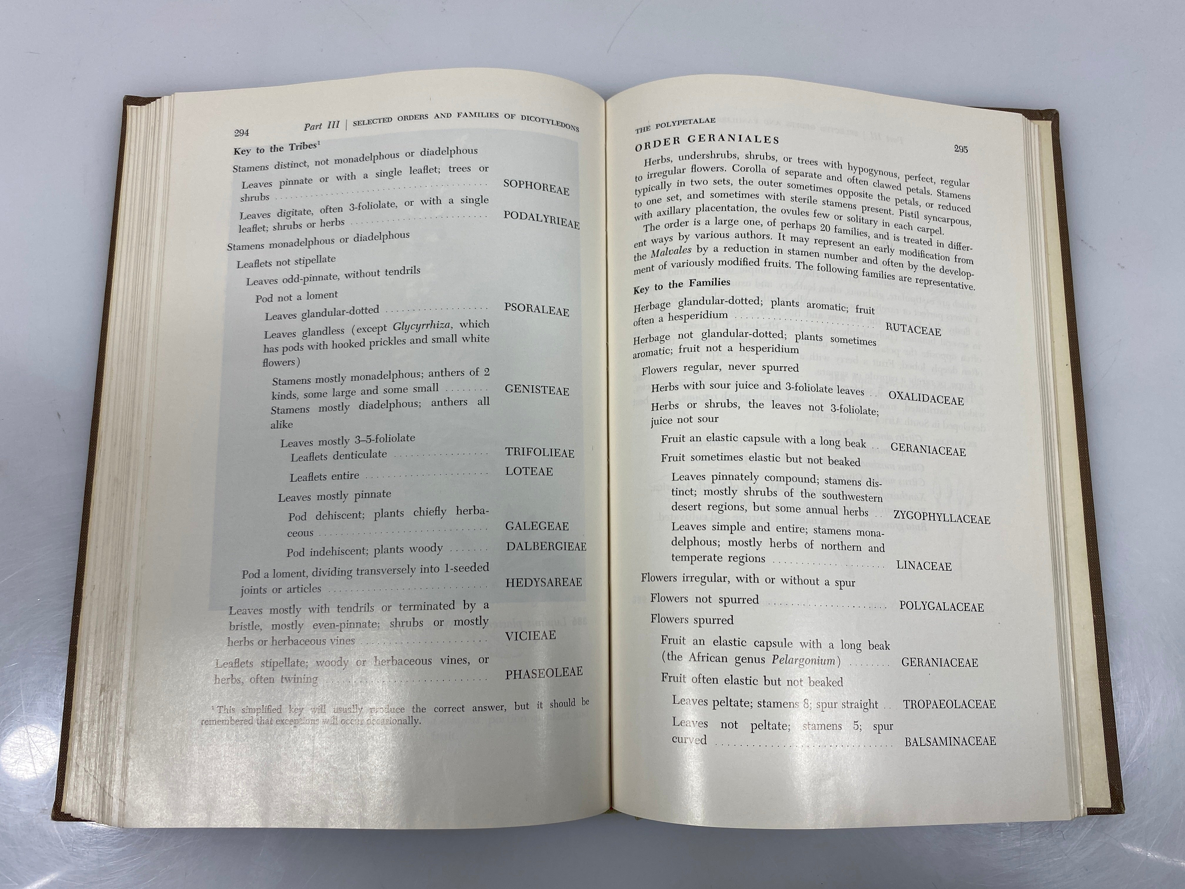 Taxonomy of Flowering Plants by C.L. Porter 1959 HC