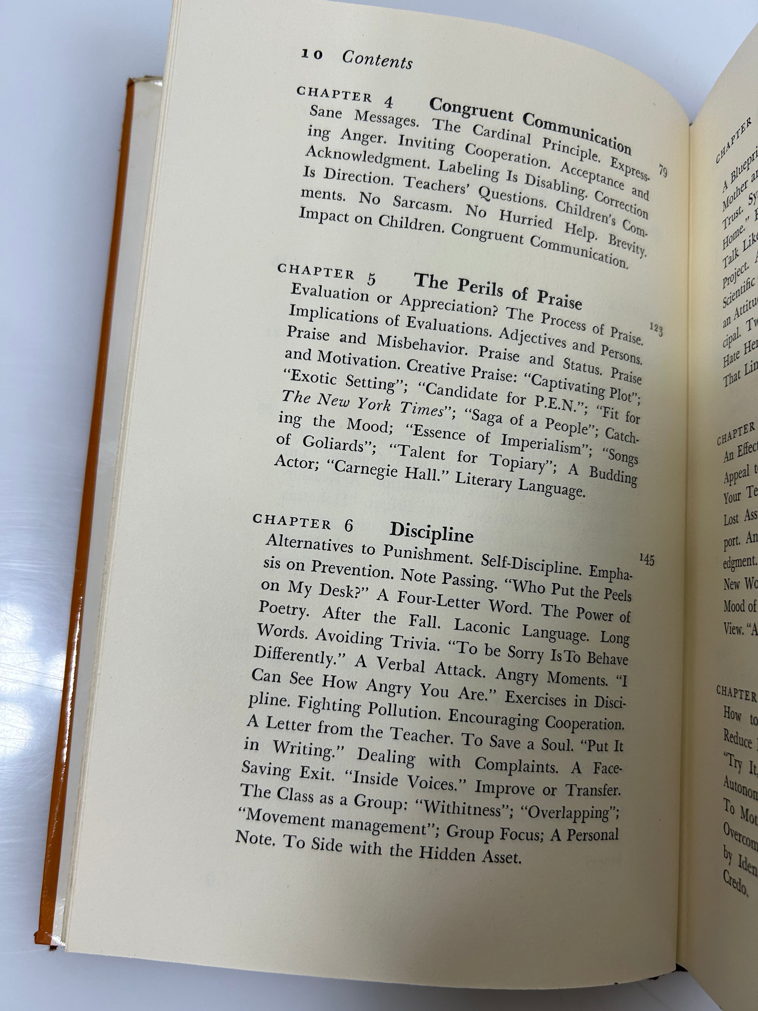 Teacher & Child by Haim Ginott First Printing Macmillan 1972 HCDJ