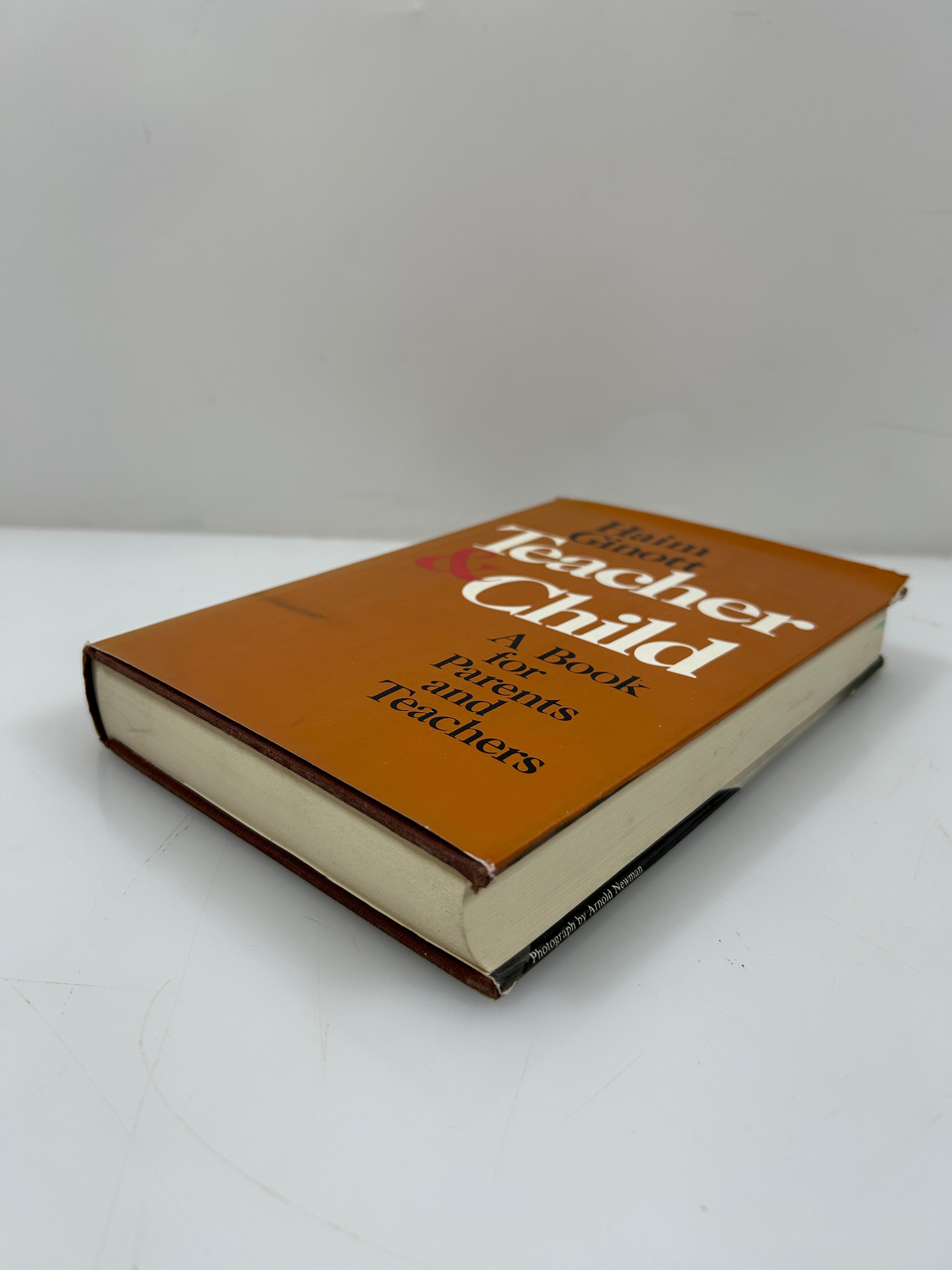 Teacher & Child by Haim Ginott First Printing Macmillan 1972 HCDJ