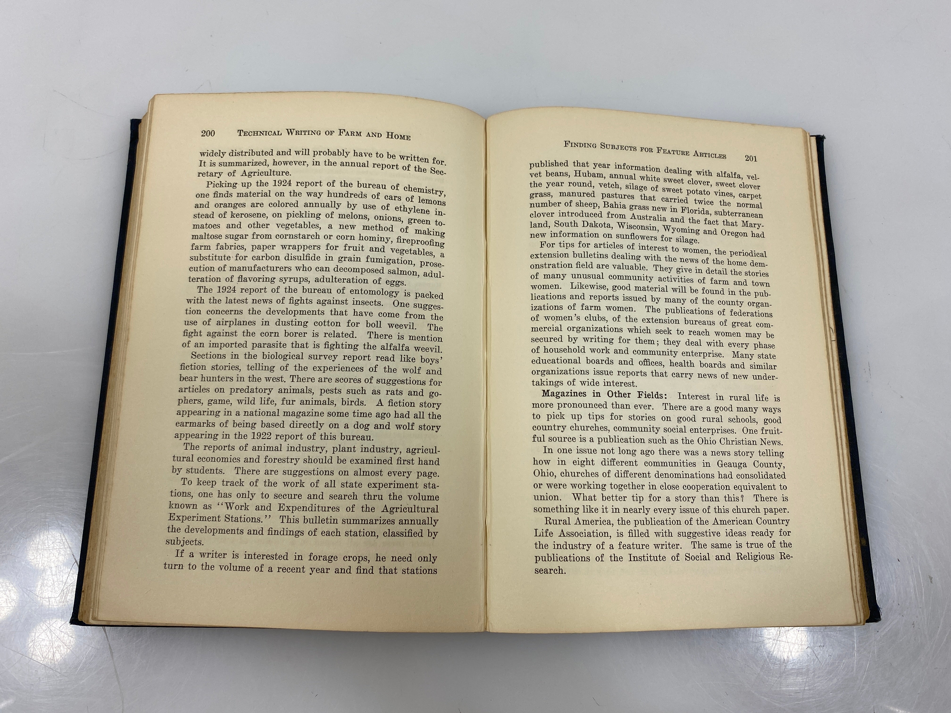 Technical Writing of Farm and Home by Beckman/O'Brien/Converse 1927 HC