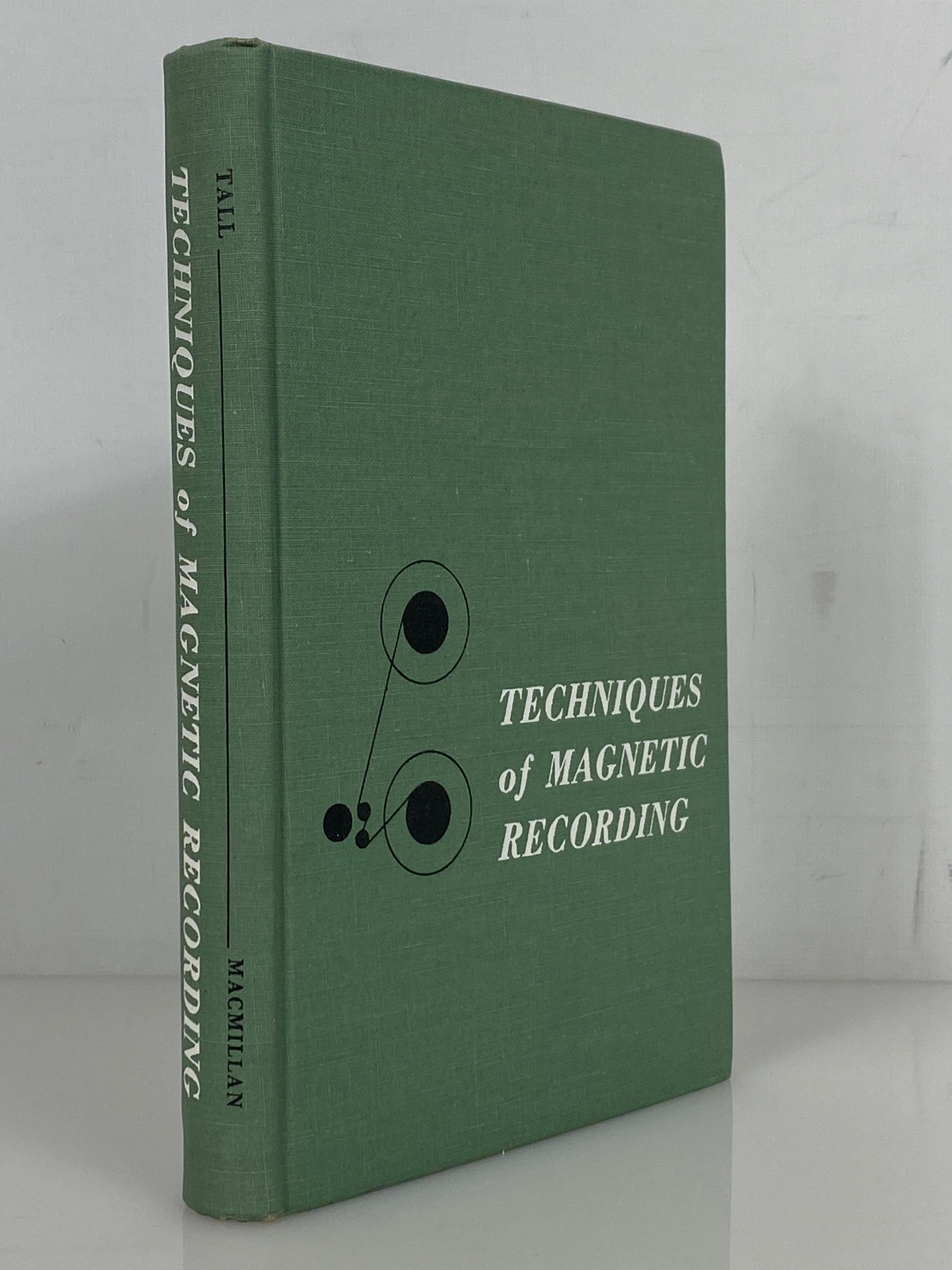 Techniques of Magnetic Recording by Joes Tall 1958 1st Printing HC DJ