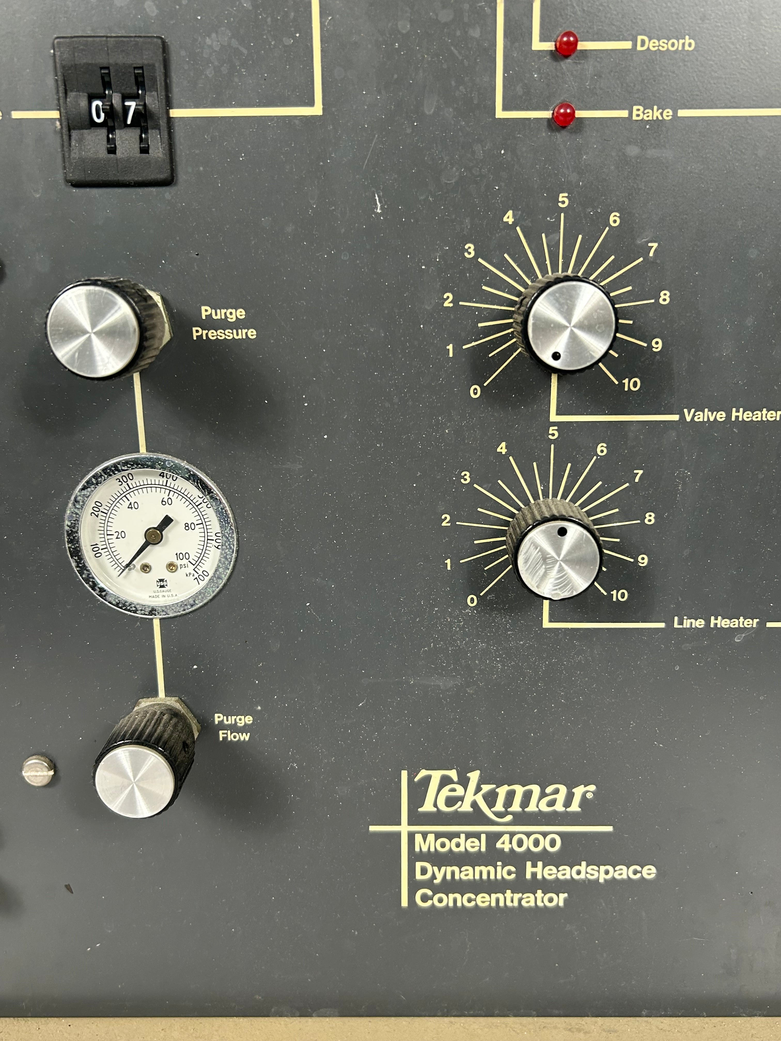 Tekmar Model 4000 Dynamic Headspace Concentrator *Untested*