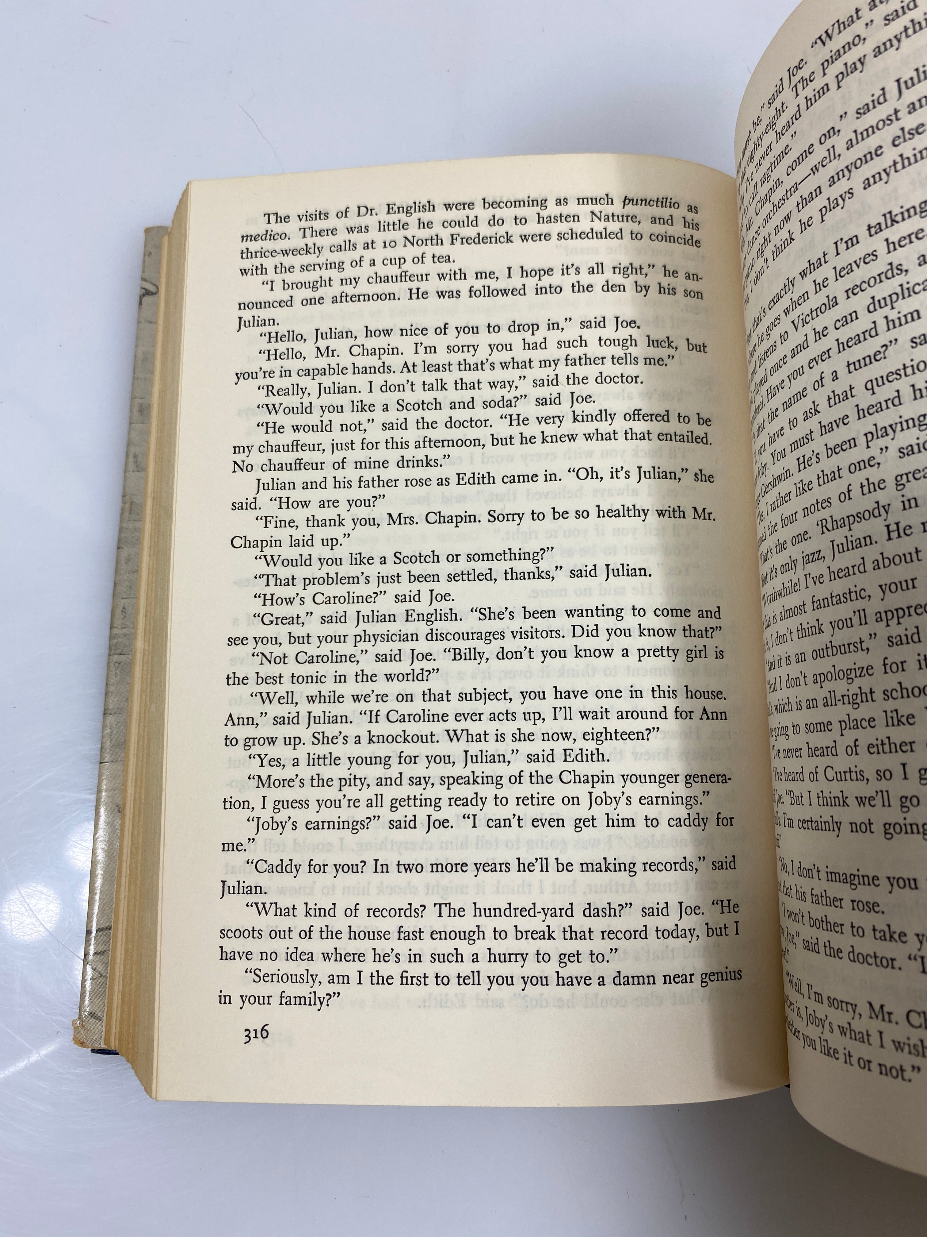Ten North Frederick by John O'Hara Random House 1955 HCDJ BCE