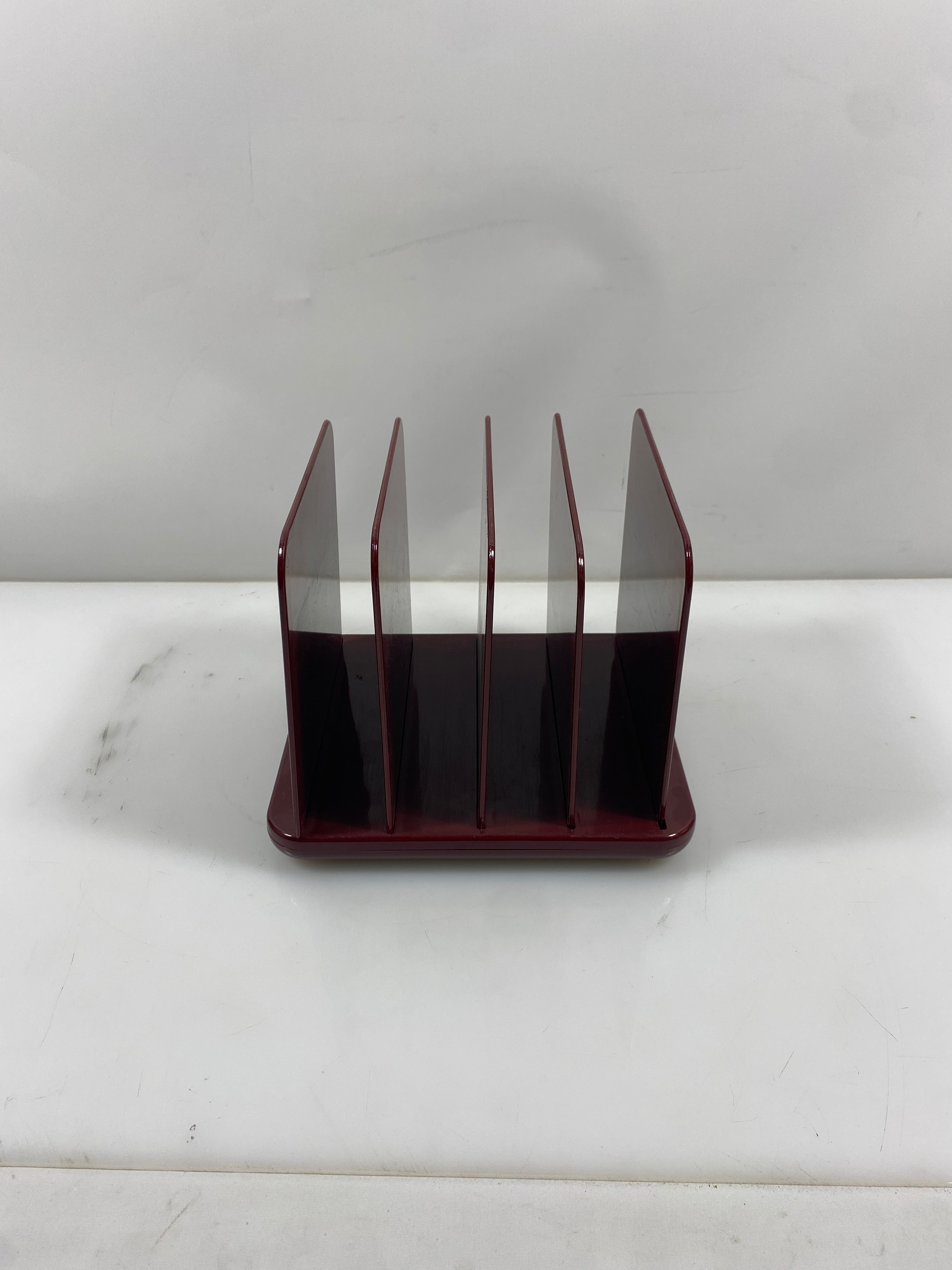 Tenex Burgundy Desk Organizer