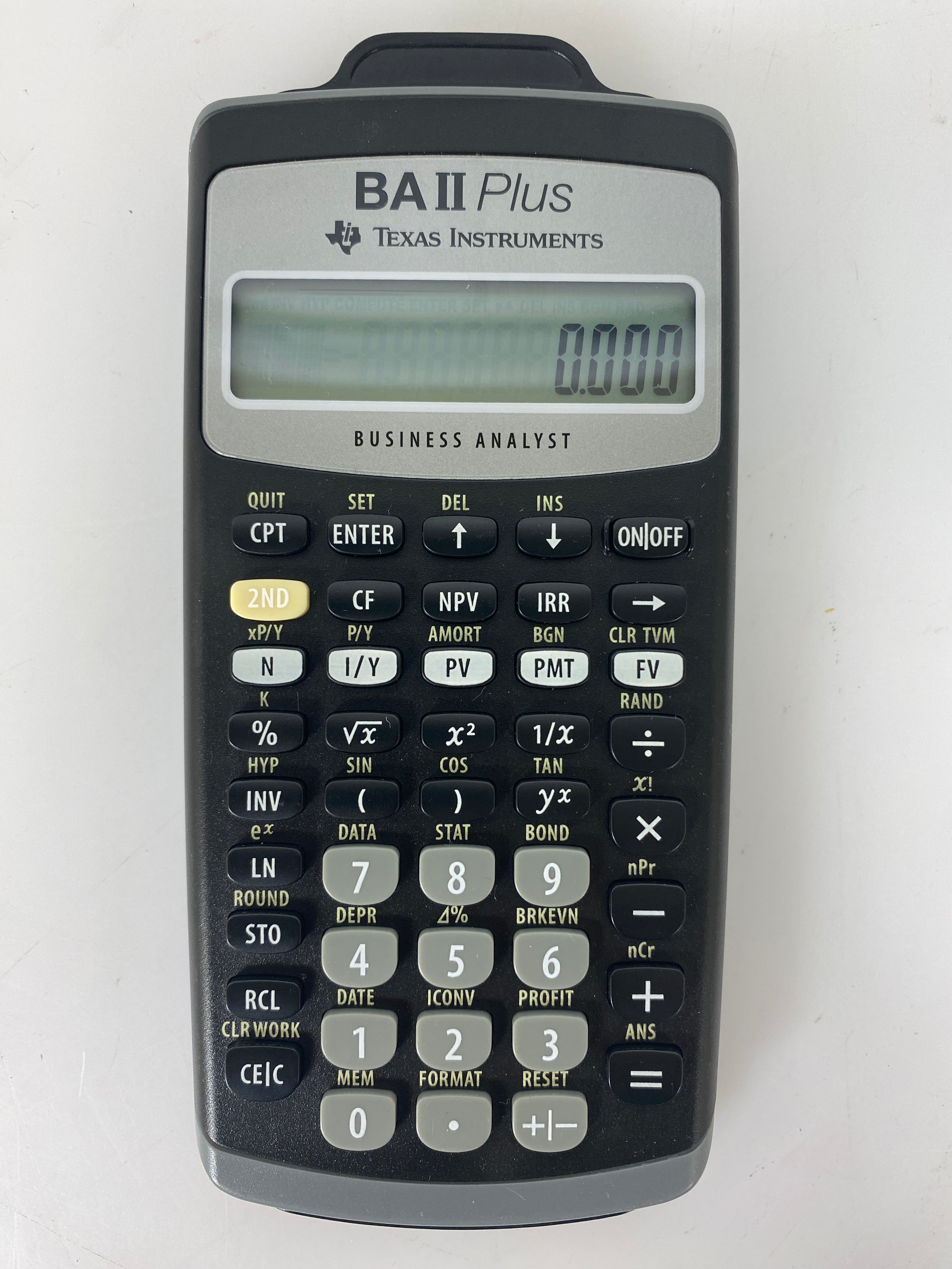 Texas Instruments BA II Plus Business Calculator