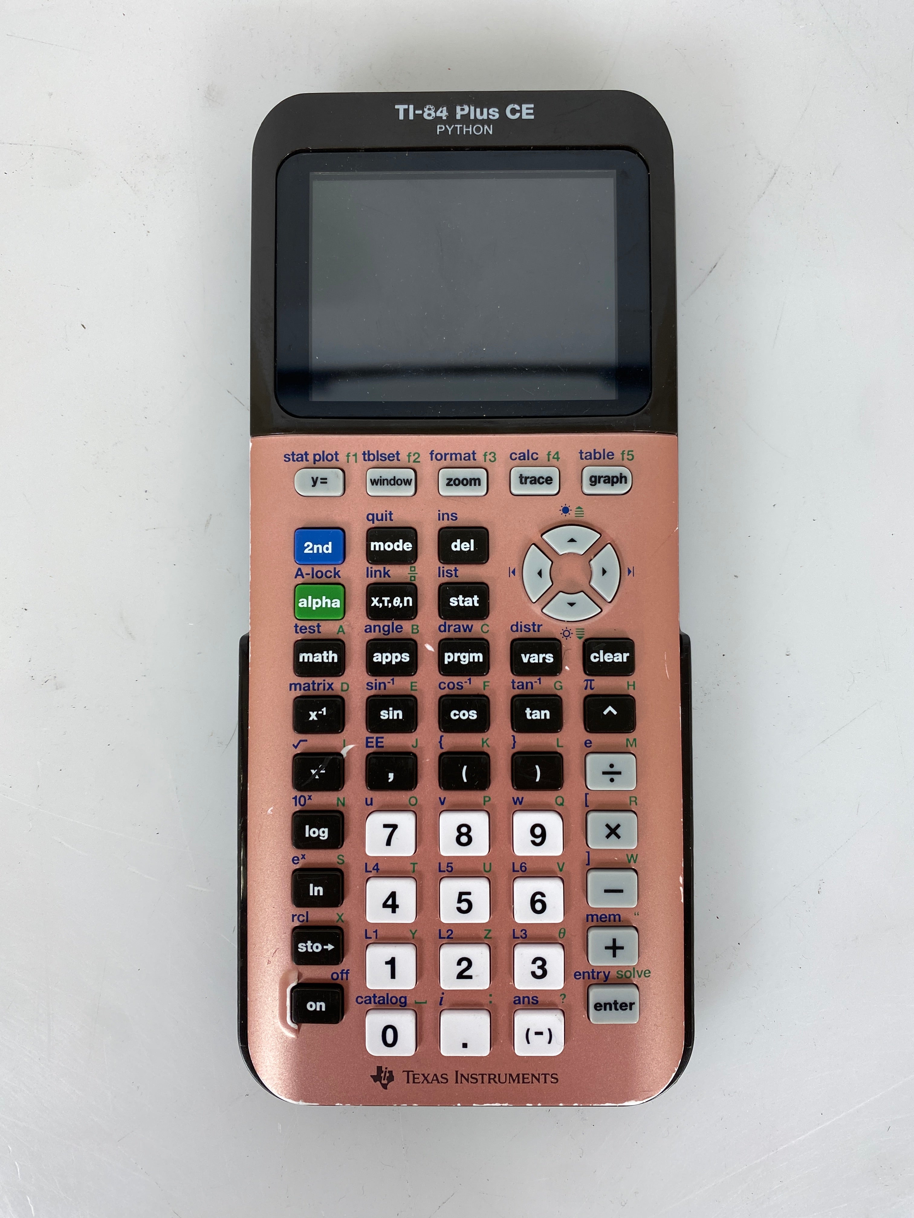 Texas Instruments TI-84 Plus CE Python Graphing Calculator - Rose Gold