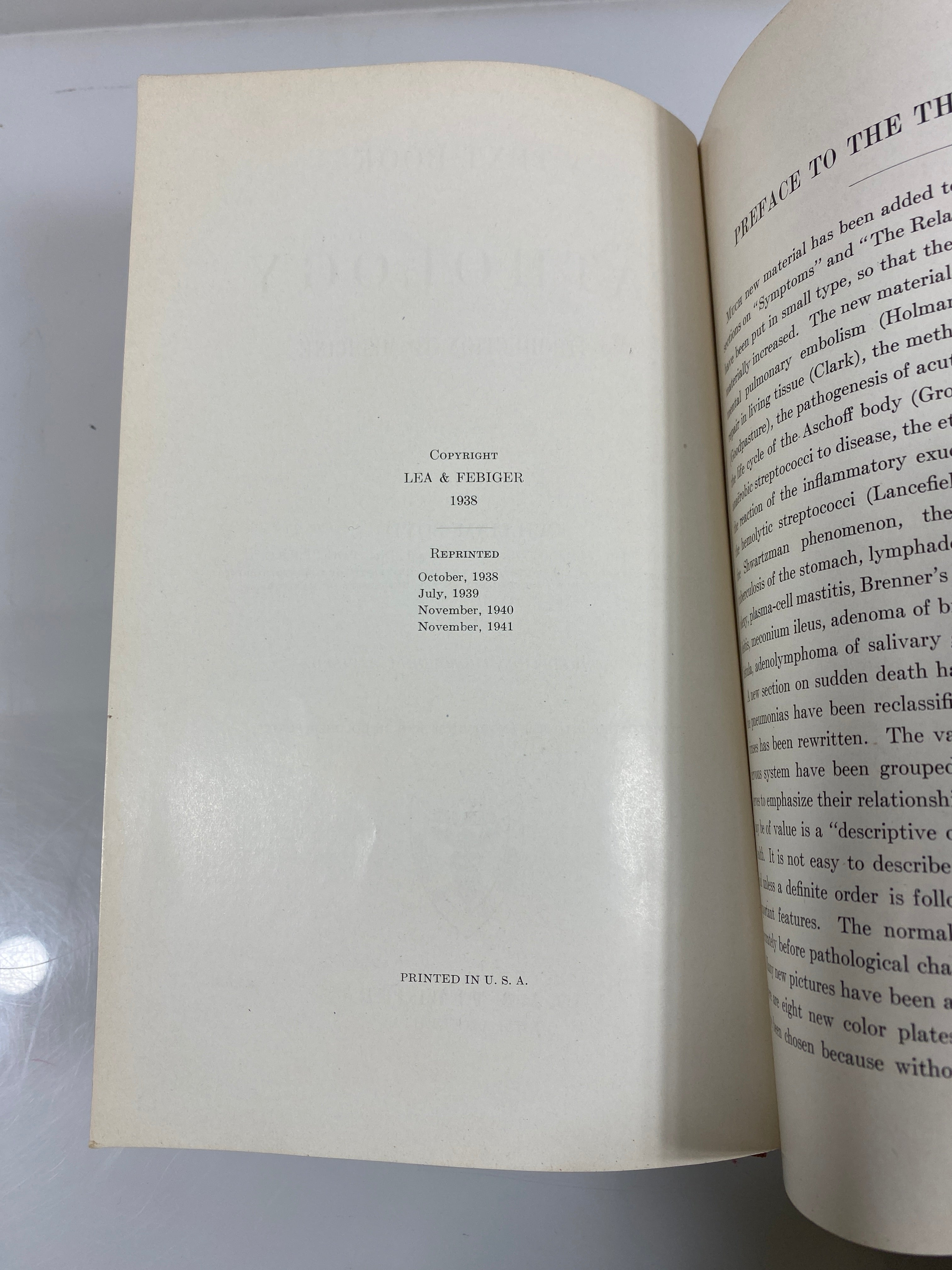 Text-Book of Pathology by Boyd 1941 HC