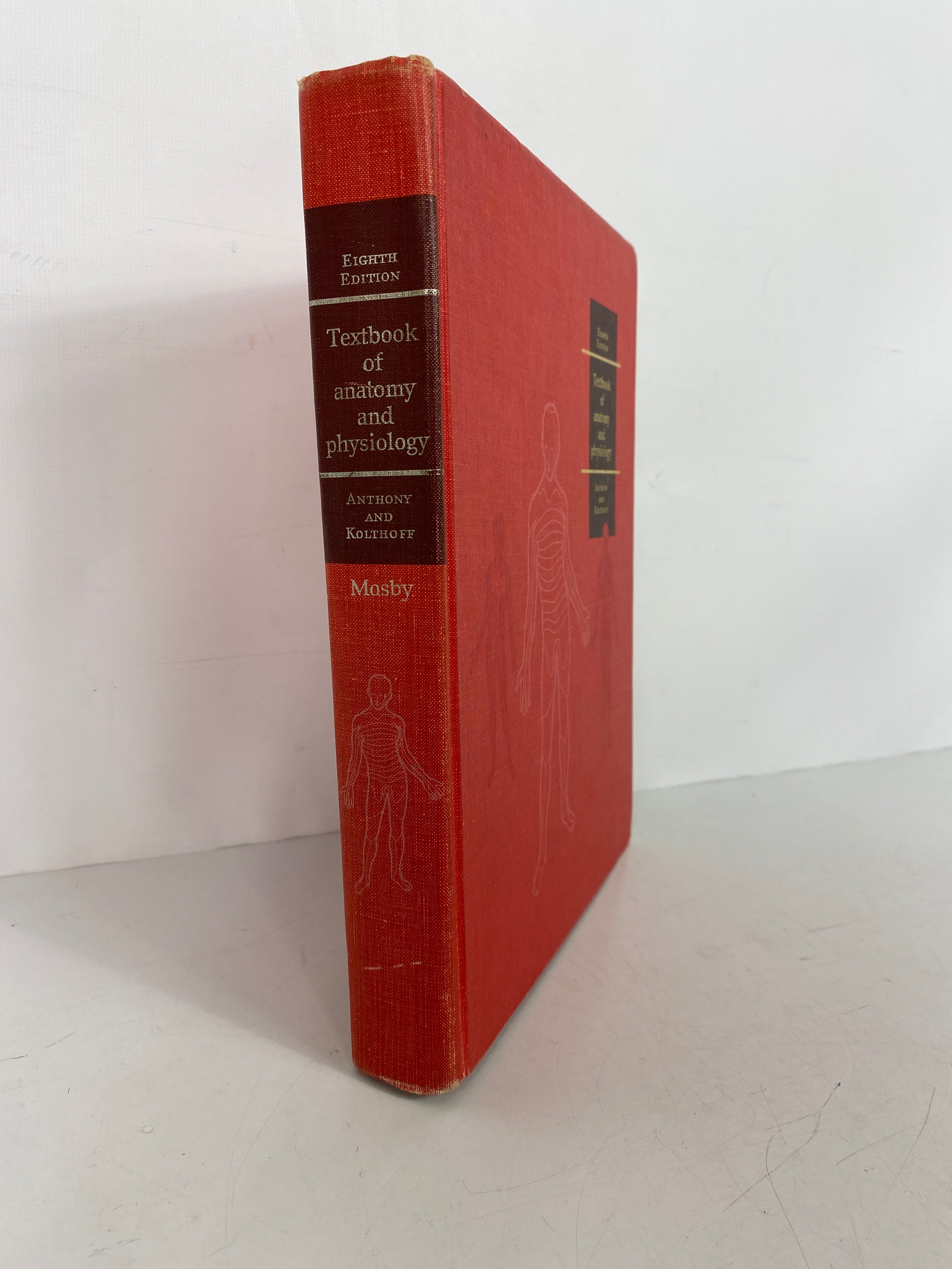 Textbook of Anatomy & Physiology Anthony/Kolthoff 1971 8th Ed HC