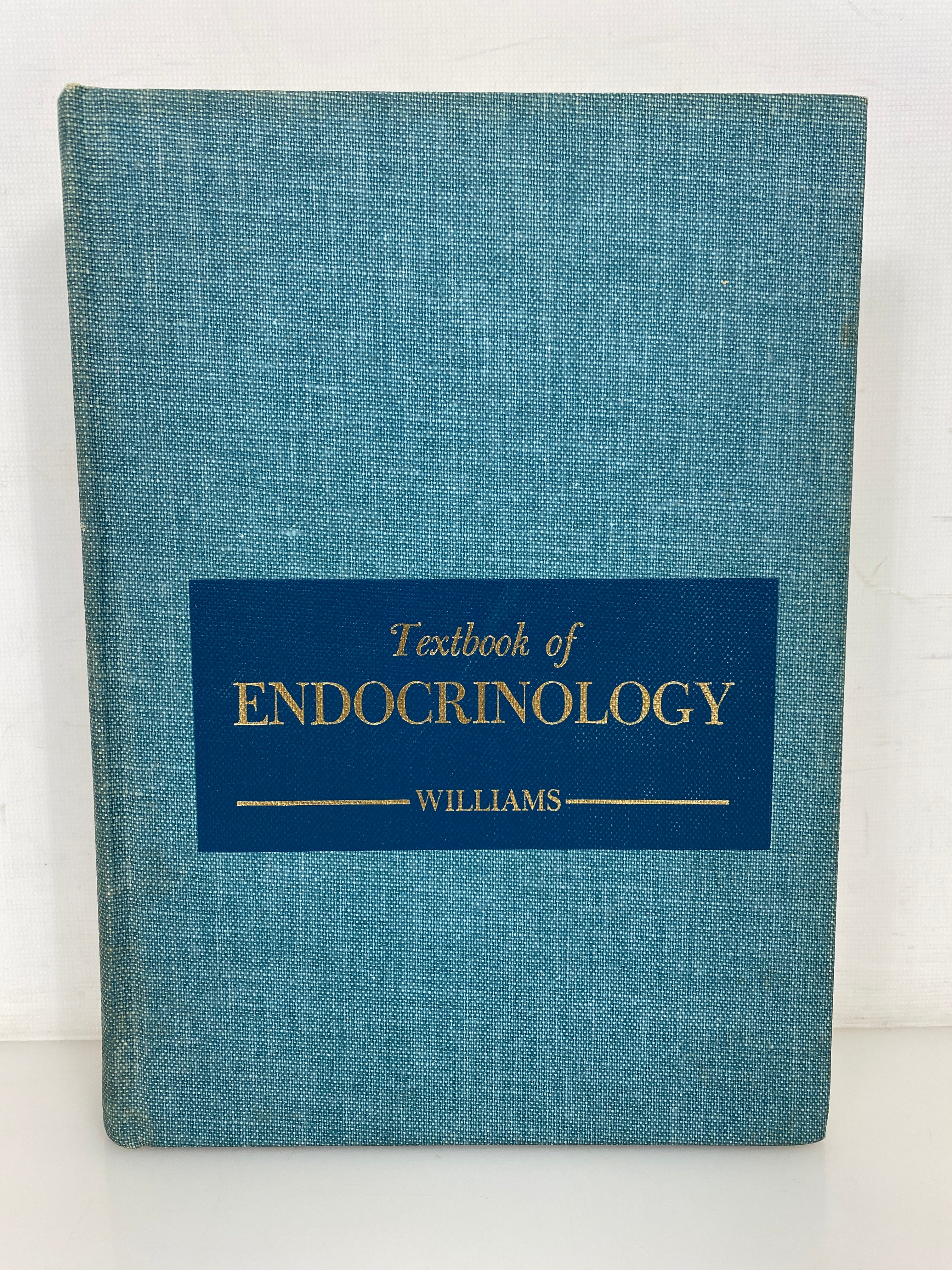 Textbook of Endocrinology Robert Williams 1968 Fourth Edition Vintage HC